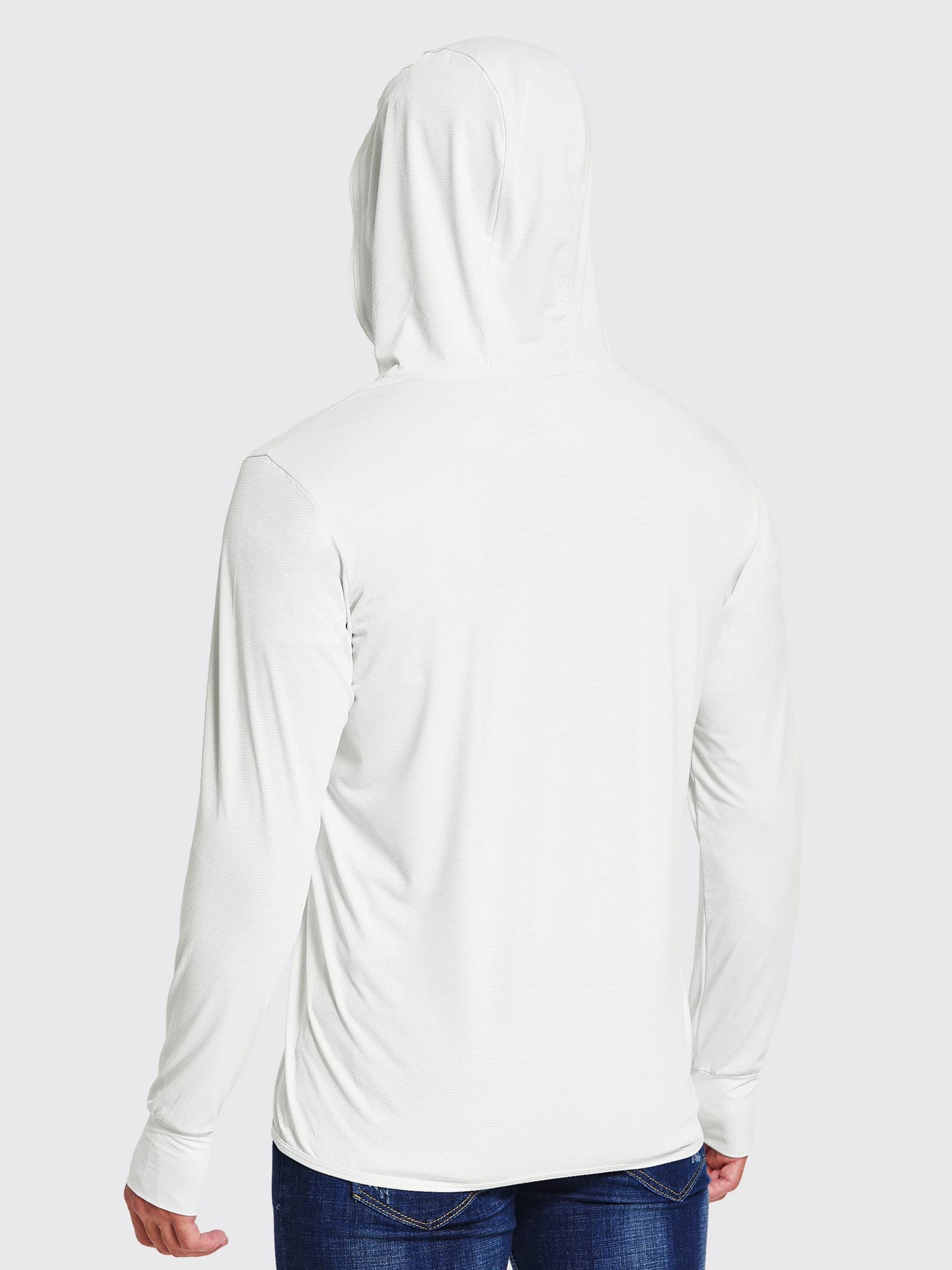 Willit Men's Sun Protection Jacket Full Zip_White_model4