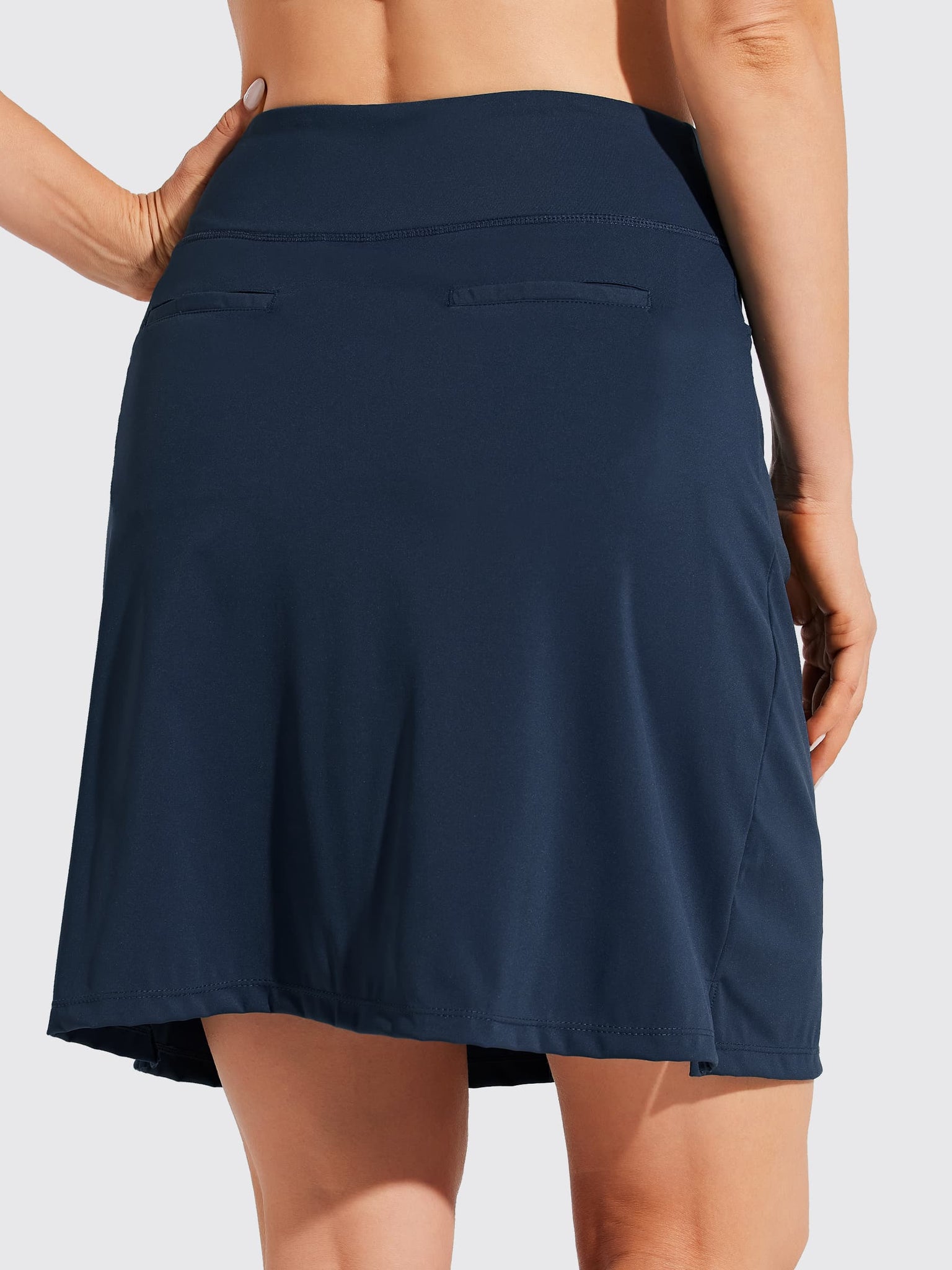 Willit Women's 19 Inch Long Skort_Navy4