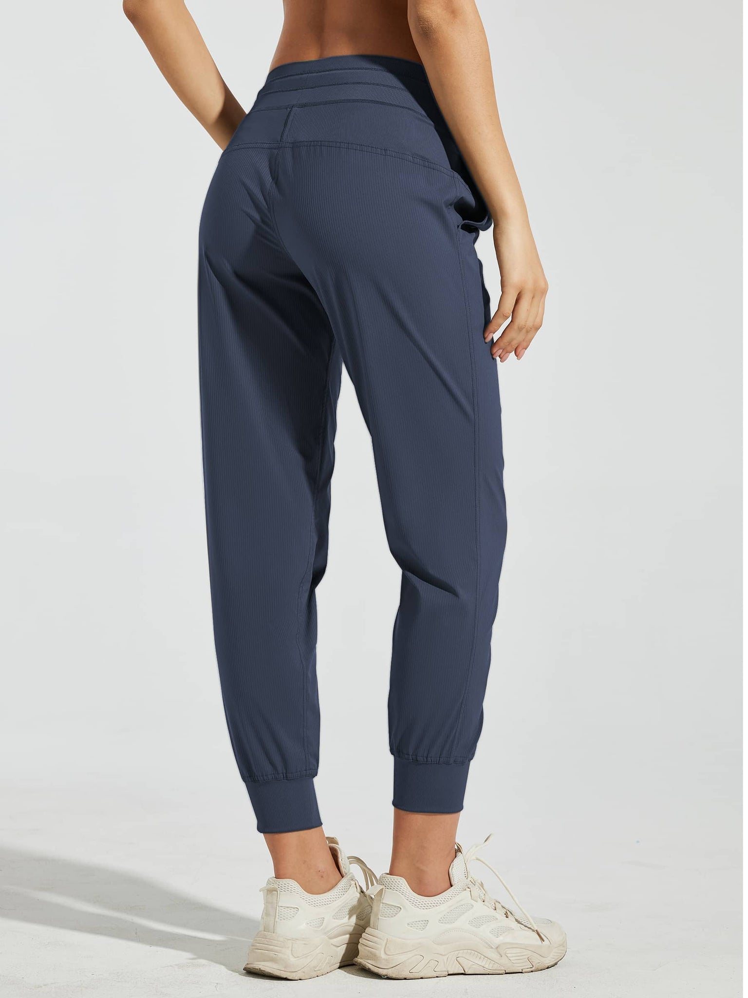 Willit Women's Casual Joggers_DeepBlue_model4