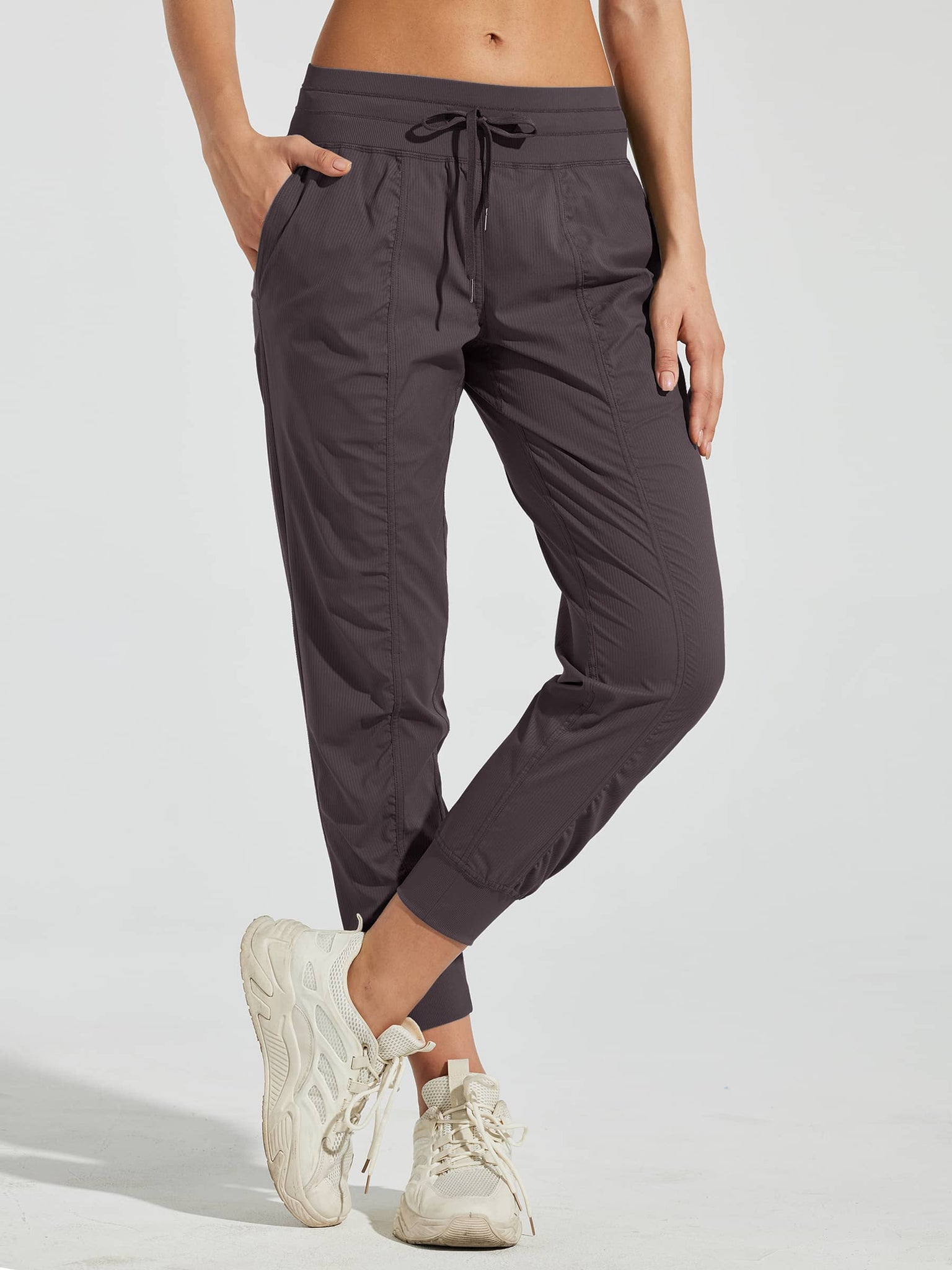 Willit Women's Casual Joggers_Shale_model3