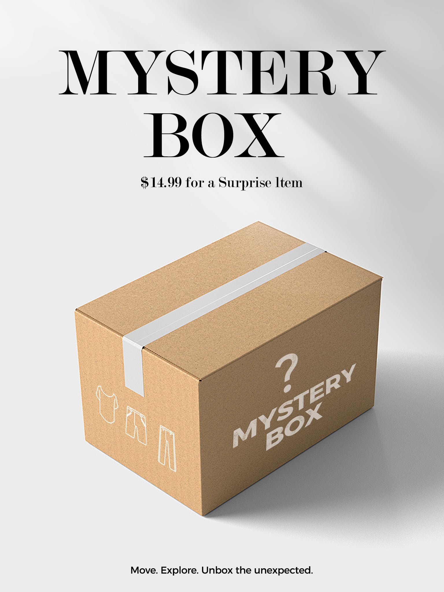 Mystery Box $14.99 for a Surprise ltem