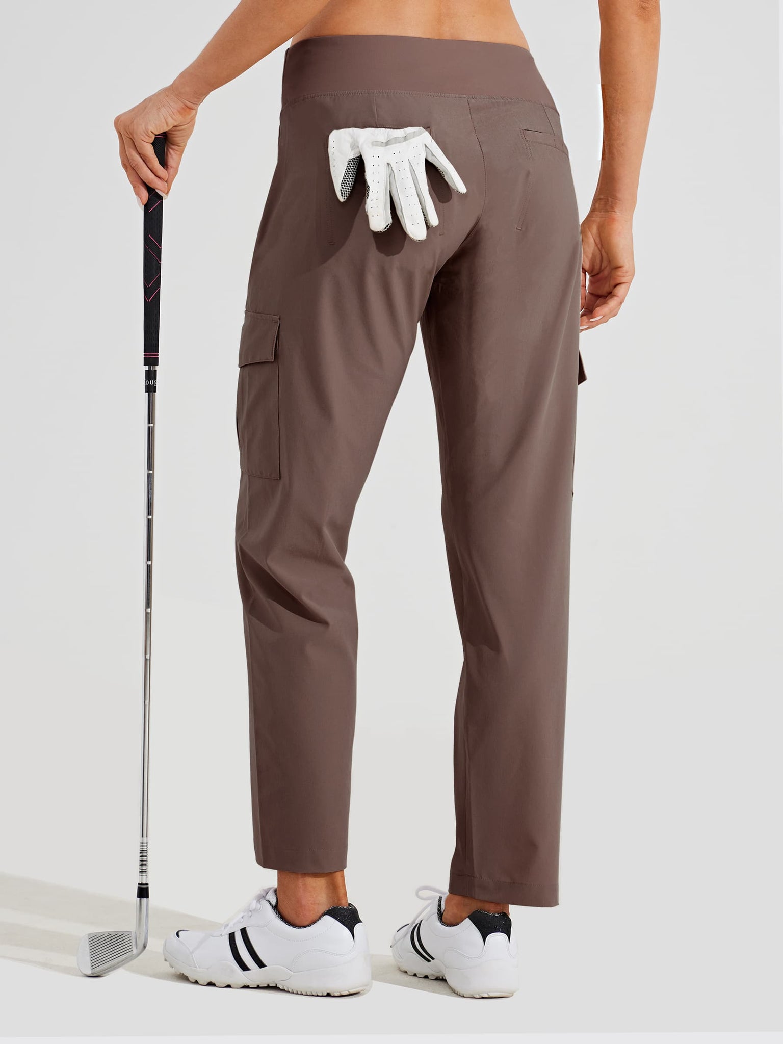 WILLIT Women's Golf Hiking Capris Pants with Pockets Quick Dry