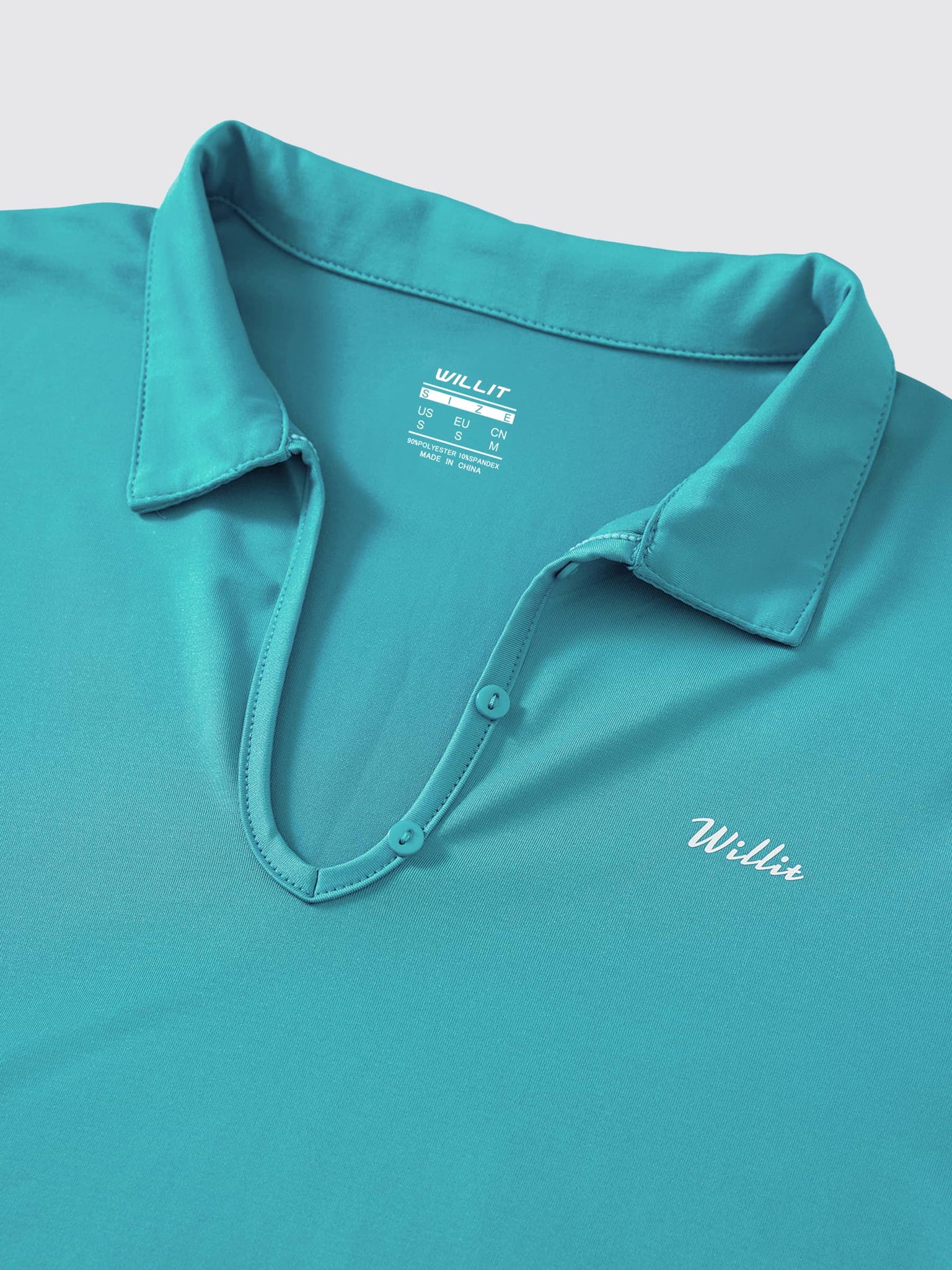 Willit Women's Golf Polo Short Sleeve Shirts_Aqua4