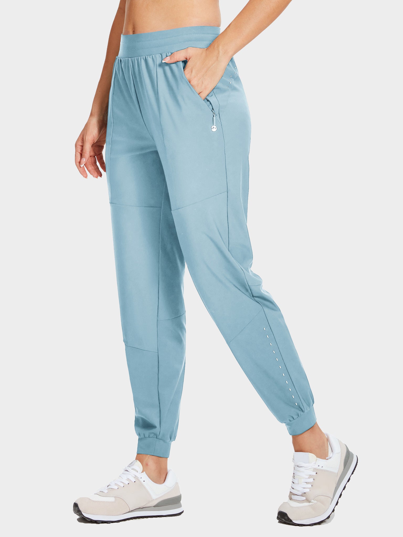 Women's Running Joggers Blue_model1