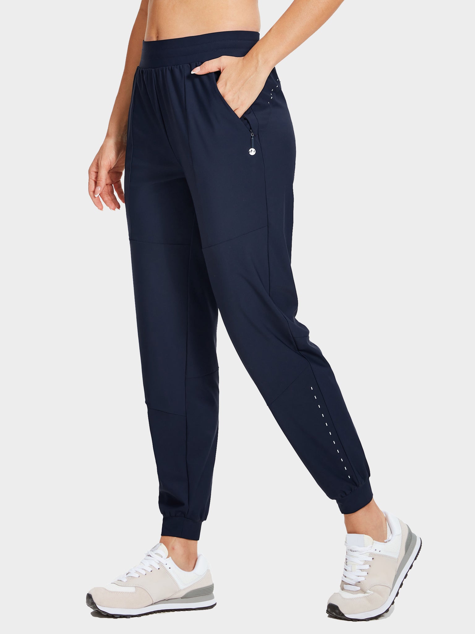 Women'S Loose Fit Joggers With Cuffed Hem, For Yoga, Running