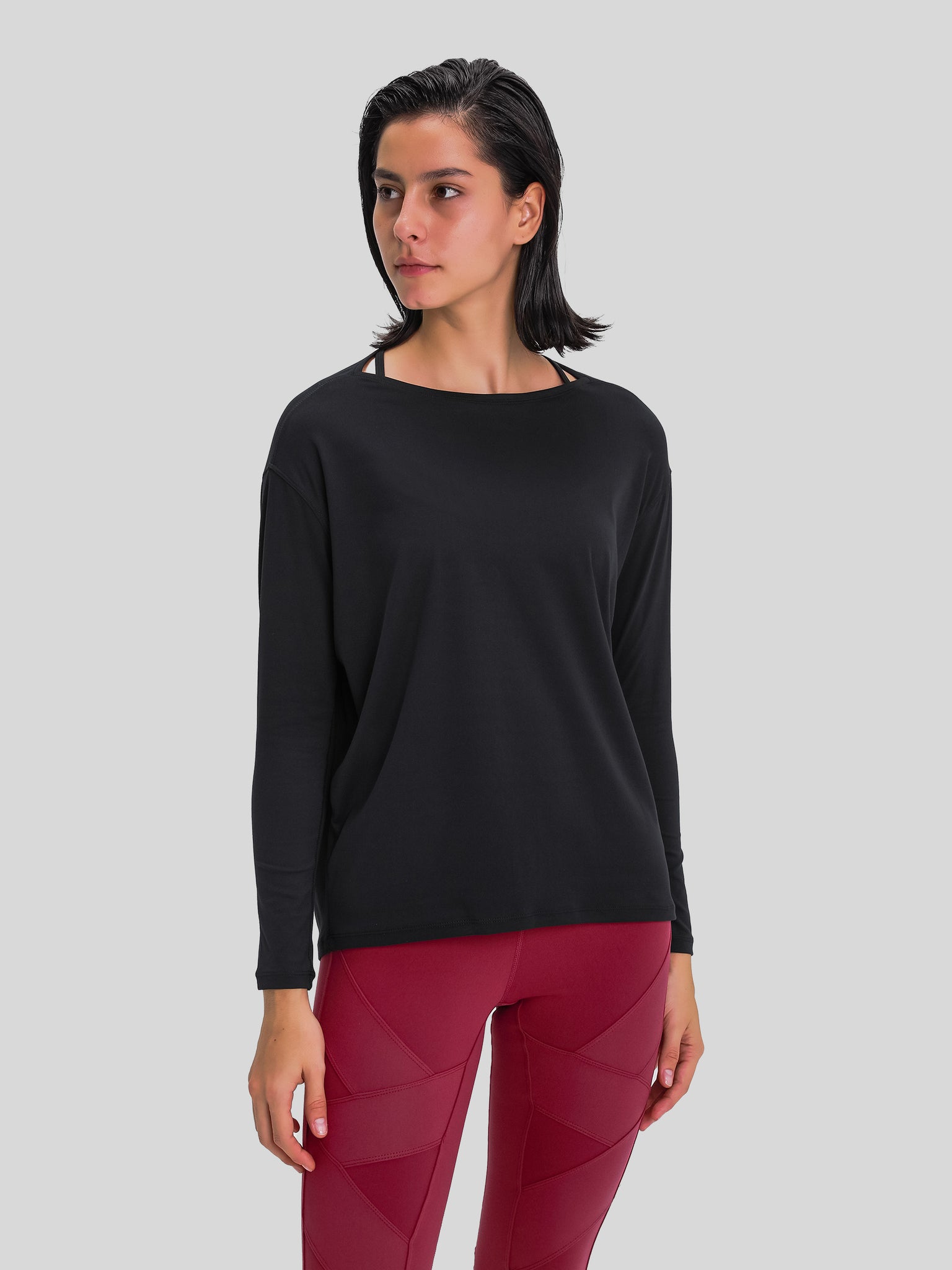 Women's Breathable Loose Long Sleeve Top