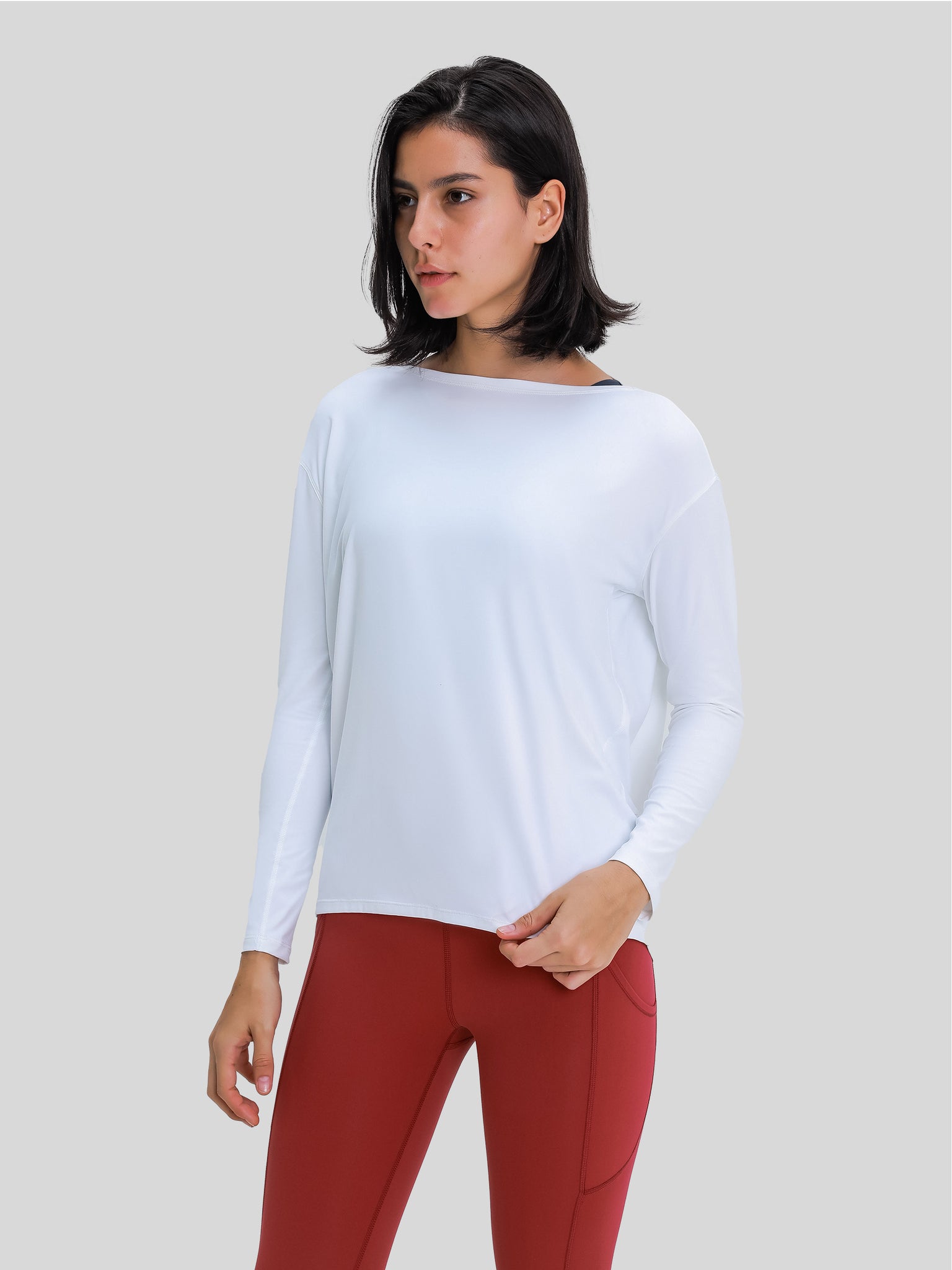 Women's Breathable Loose Long Sleeve Top