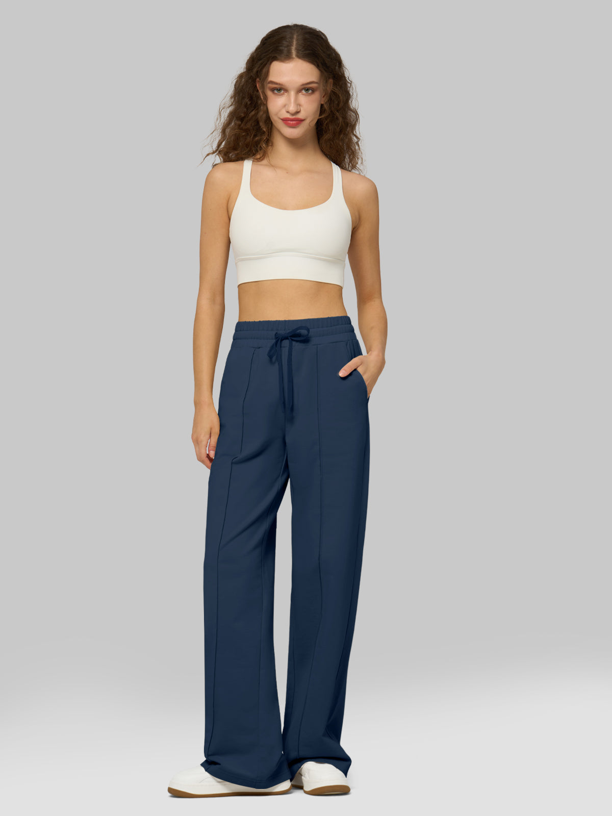 willit Women's Breeze Straight Leg Sweatpants in navy_5