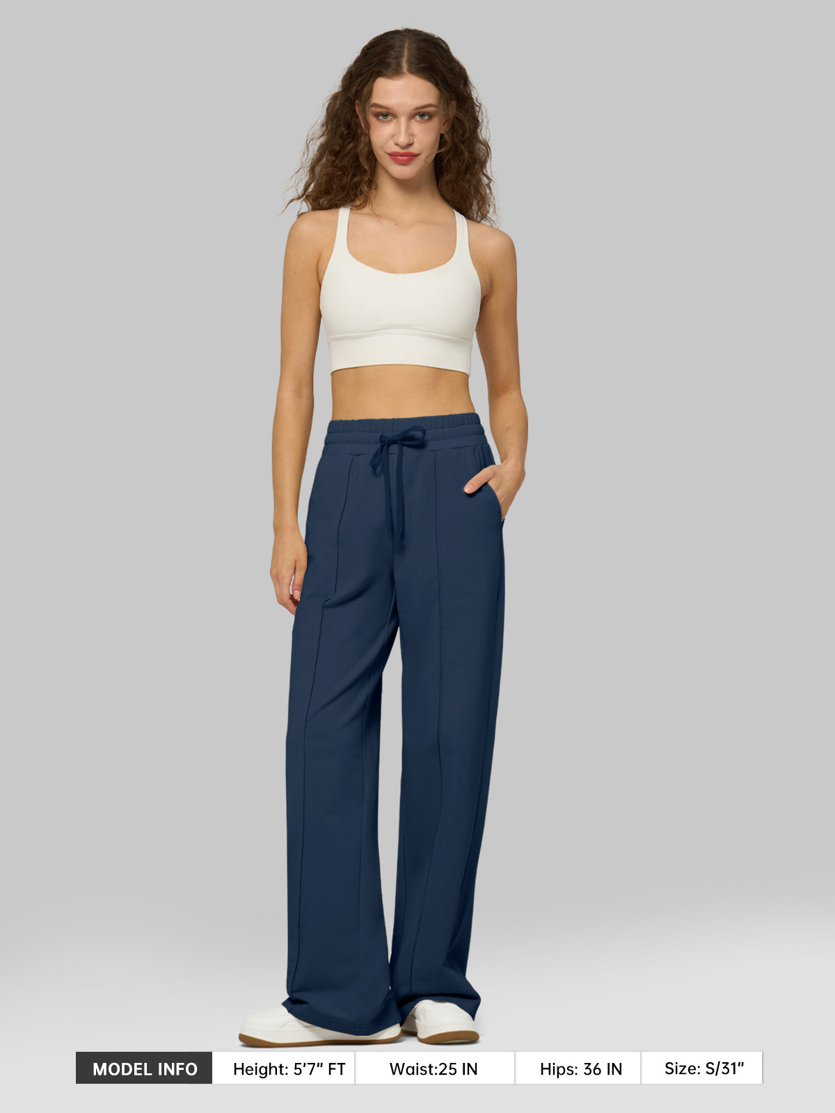 willit Women's Breeze Straight Leg Sweatpants in navy_7