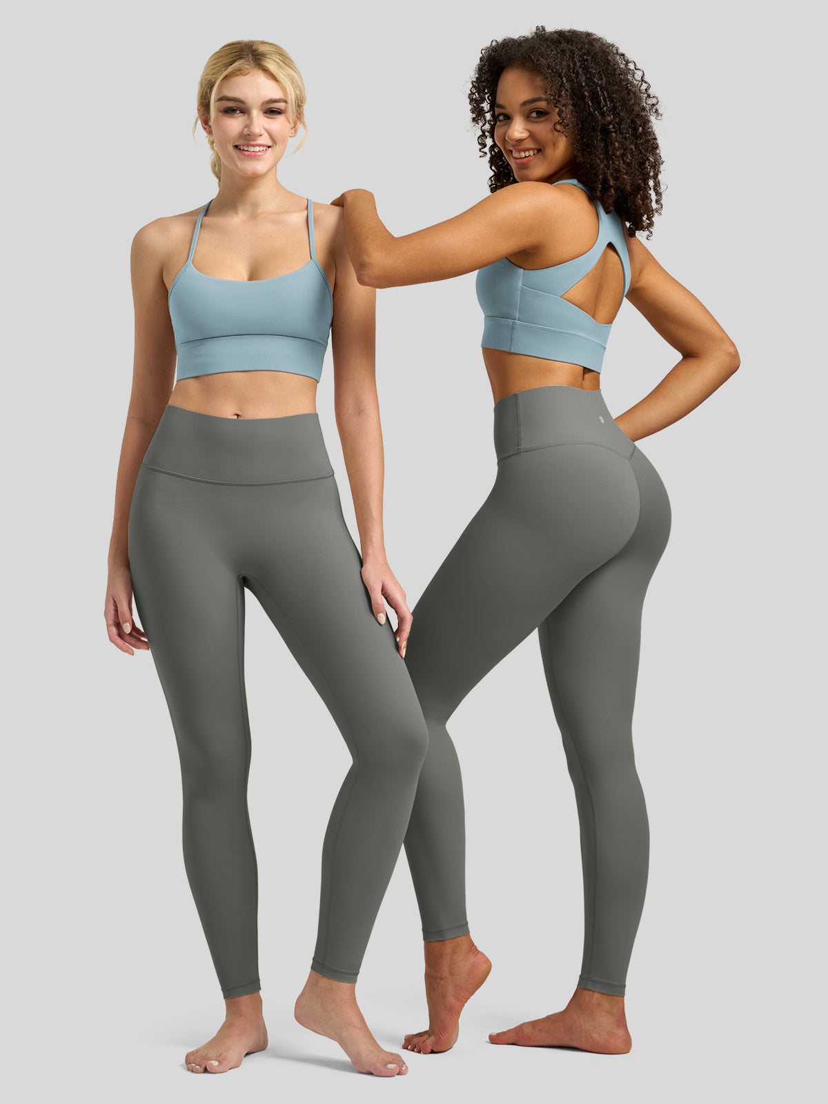 Willit Women's Butterflux High Rise Leggings 28 Inch in gray