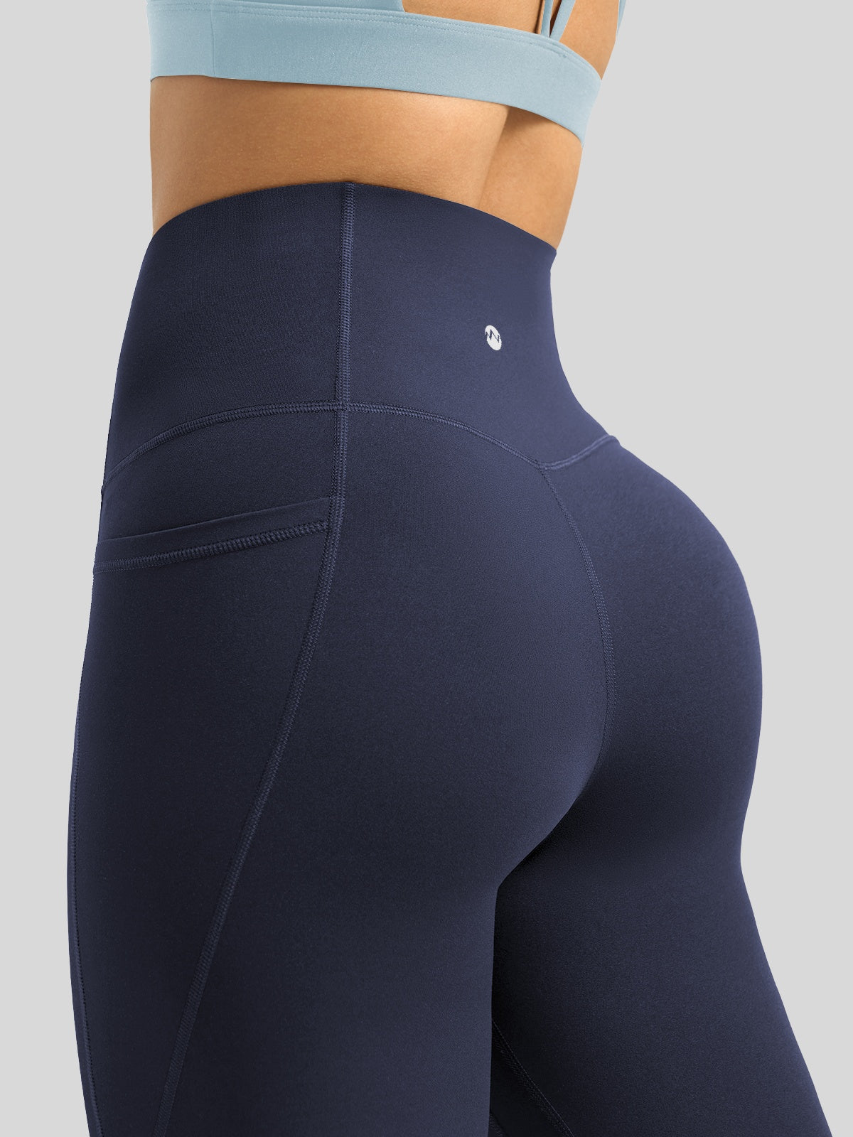 Willit Women's Butterflux Pocket Leggings-25 Inch in dusty in navy