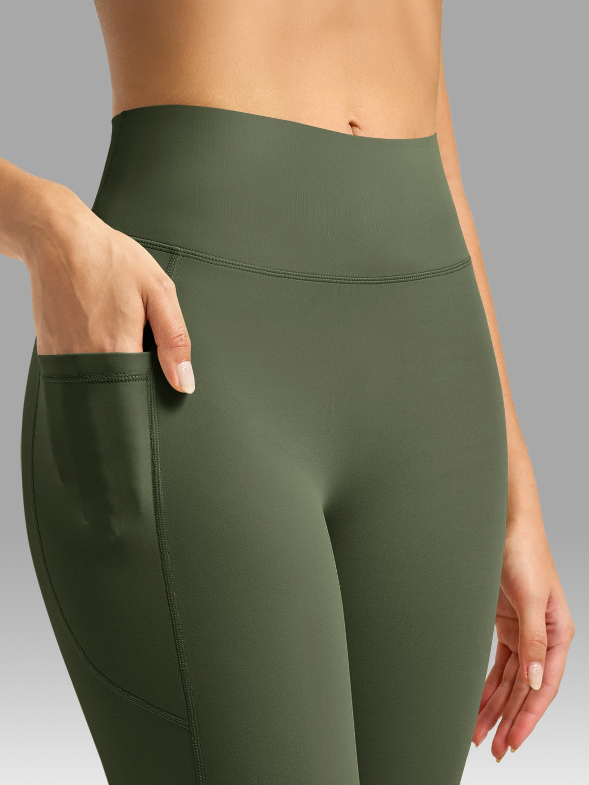 Women's Butterflux Pockets Flare Leggings 33 Inch