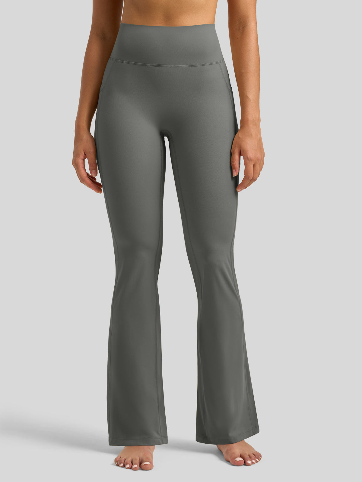 Women's Butterflux Pockets Flare Leggings 33 Inch