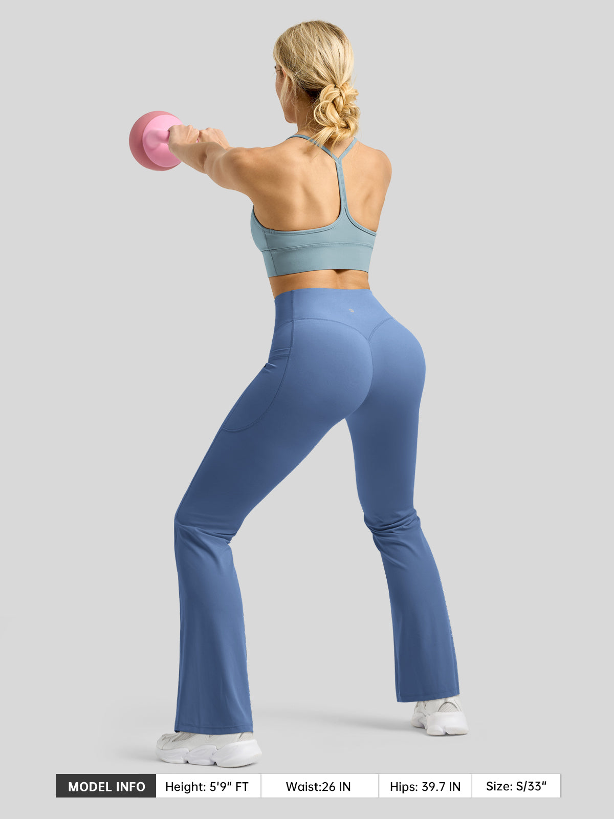 Women's Butterflux Pockets Flare Leggings 29 Inch