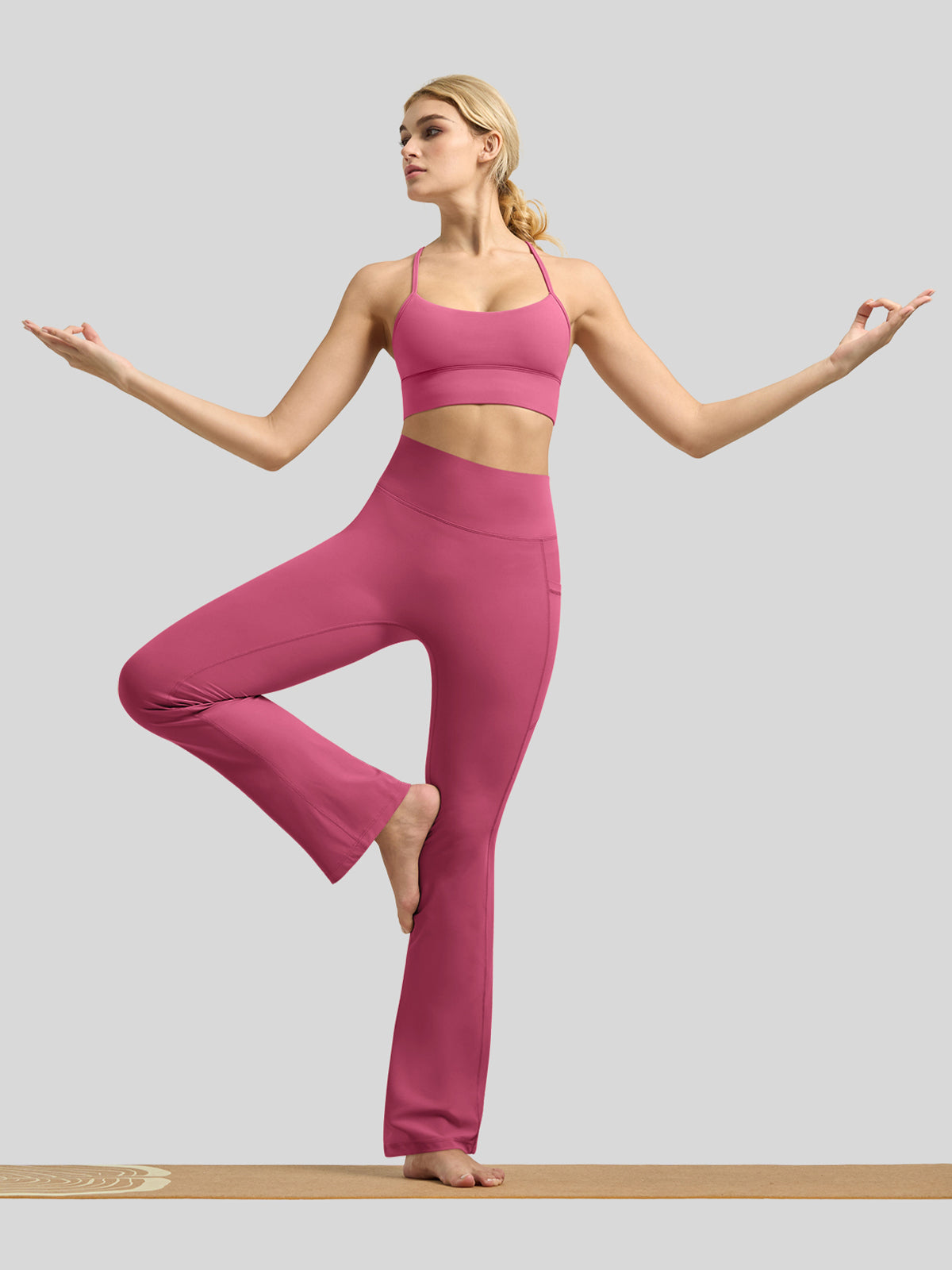 Women's Butterflux Pockets Flare Leggings 29 Inch