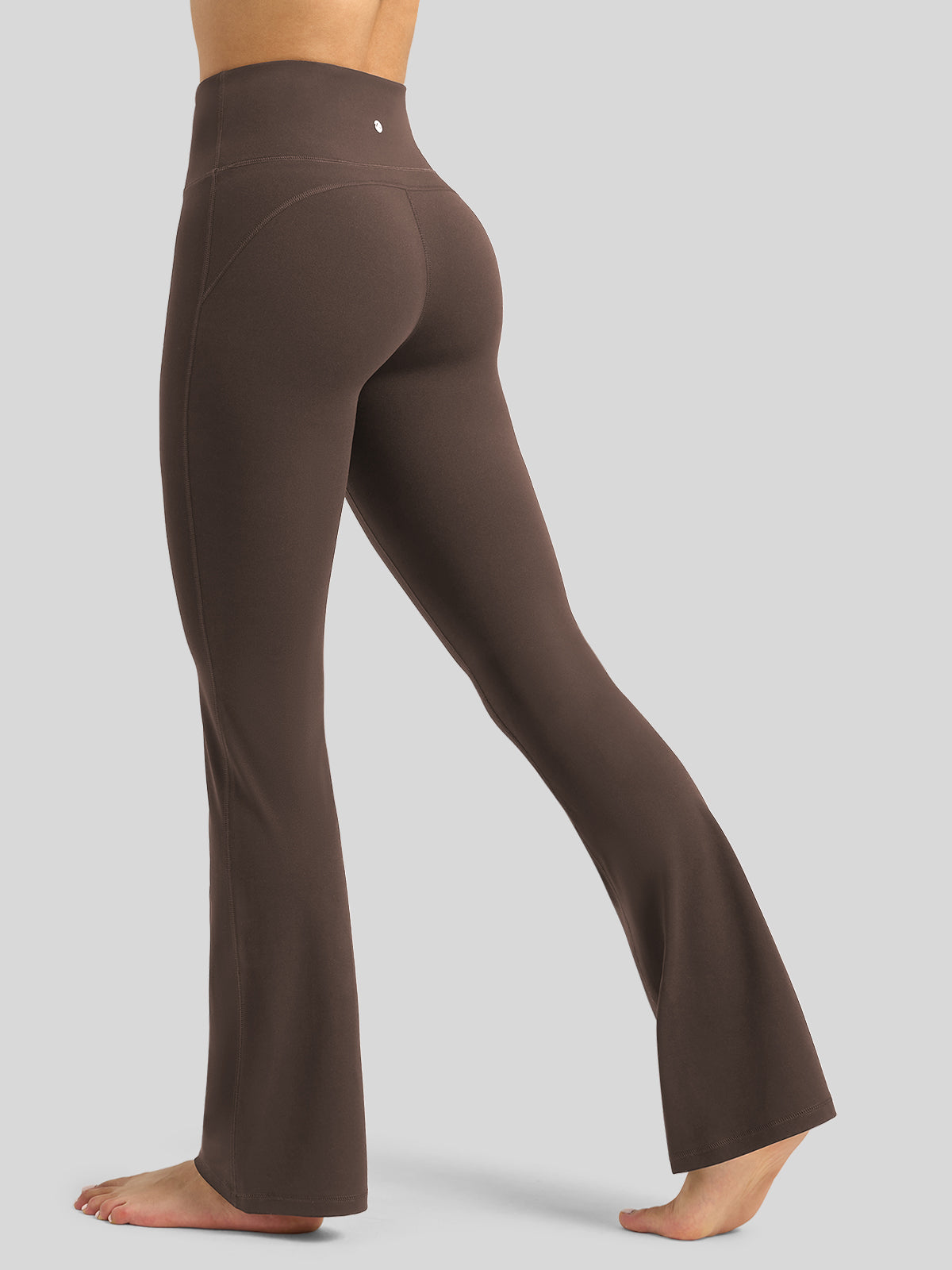 Willit Women's Butterflux Yoga Flare Leggings 29 Inch in brown