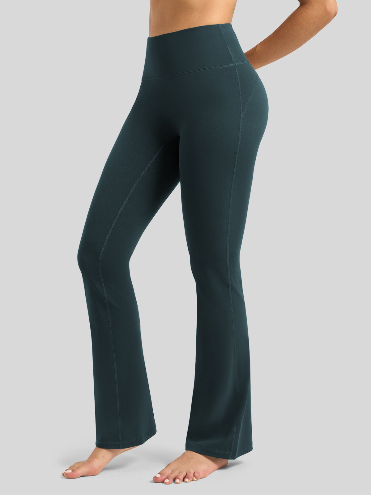 Willit Women's Butterflux Yoga Flare Leggings 30.5 Inch in blue