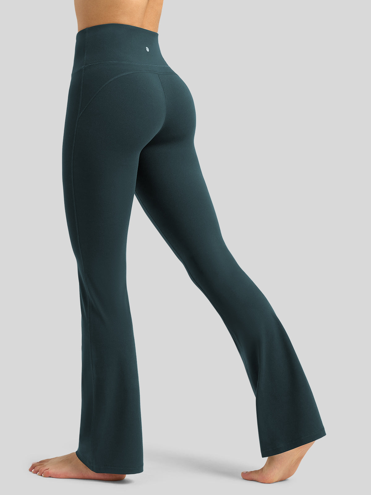 Willit Women's Butterflux Yoga Flare Leggings 29 Inch in deep blue