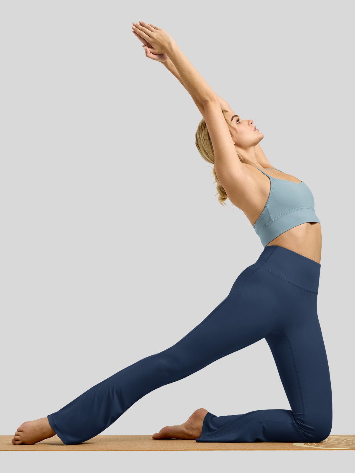 Willit Women's Butterflux Yoga Flare Leggings 30.5 Inch in blue