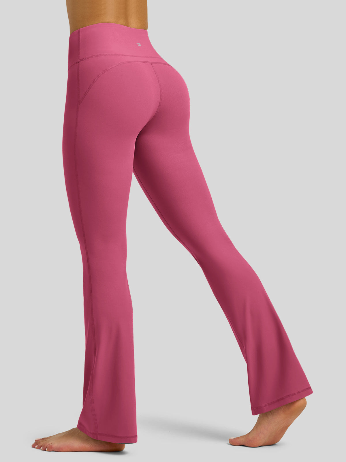 Willit Women's Butterflux Yoga Flare Leggings 29 Inch in red