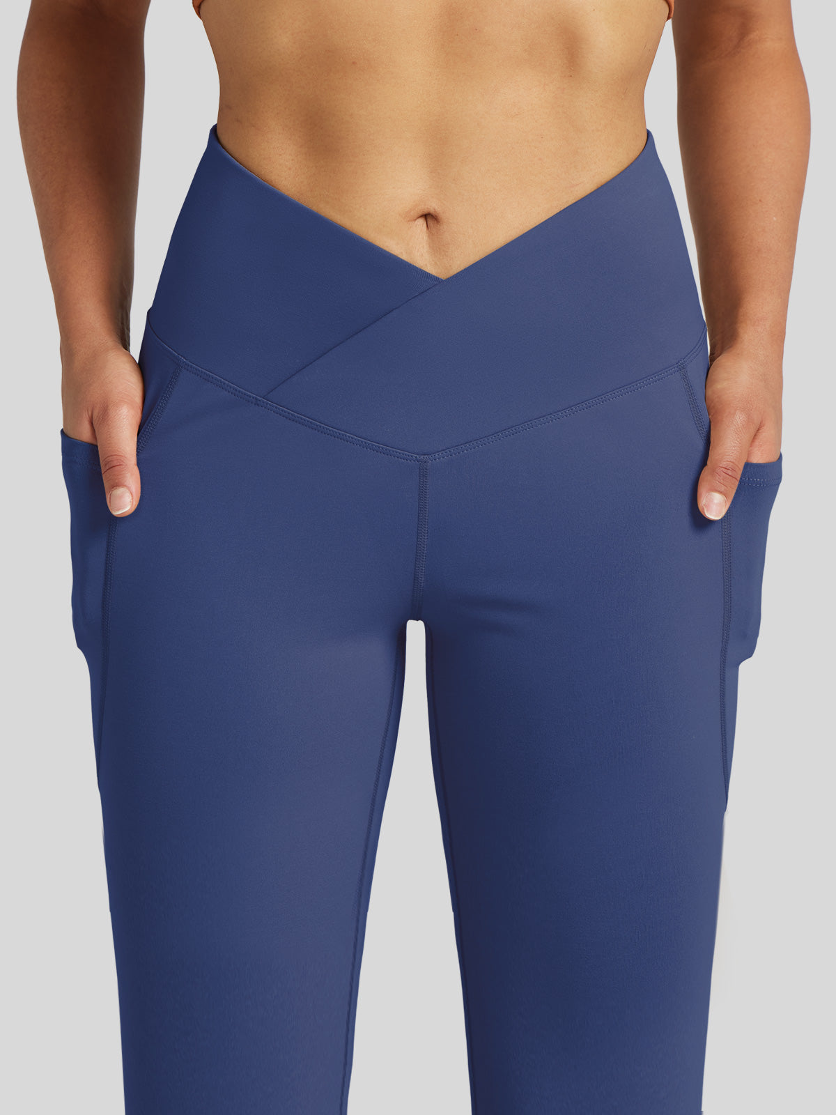 Women's Crossover Flare Yoga Leggings-31 Inch