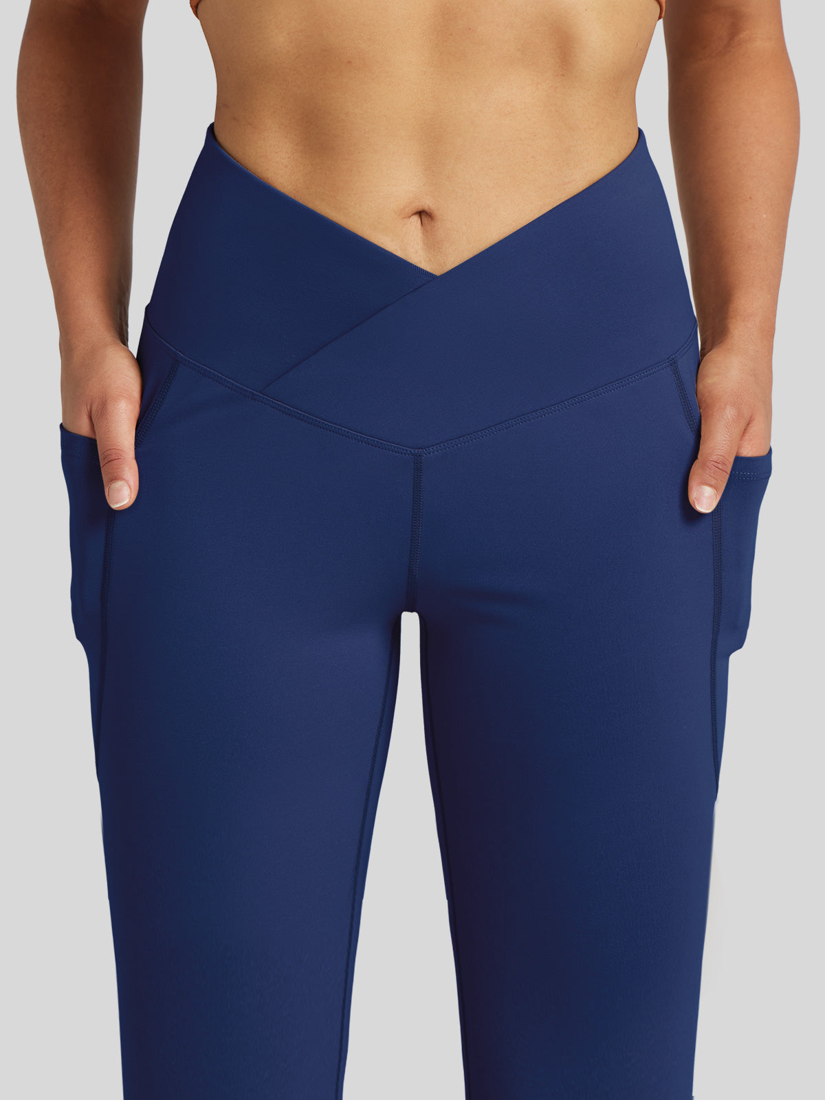 Women's Crossover Flare Yoga Leggings-31 Inch