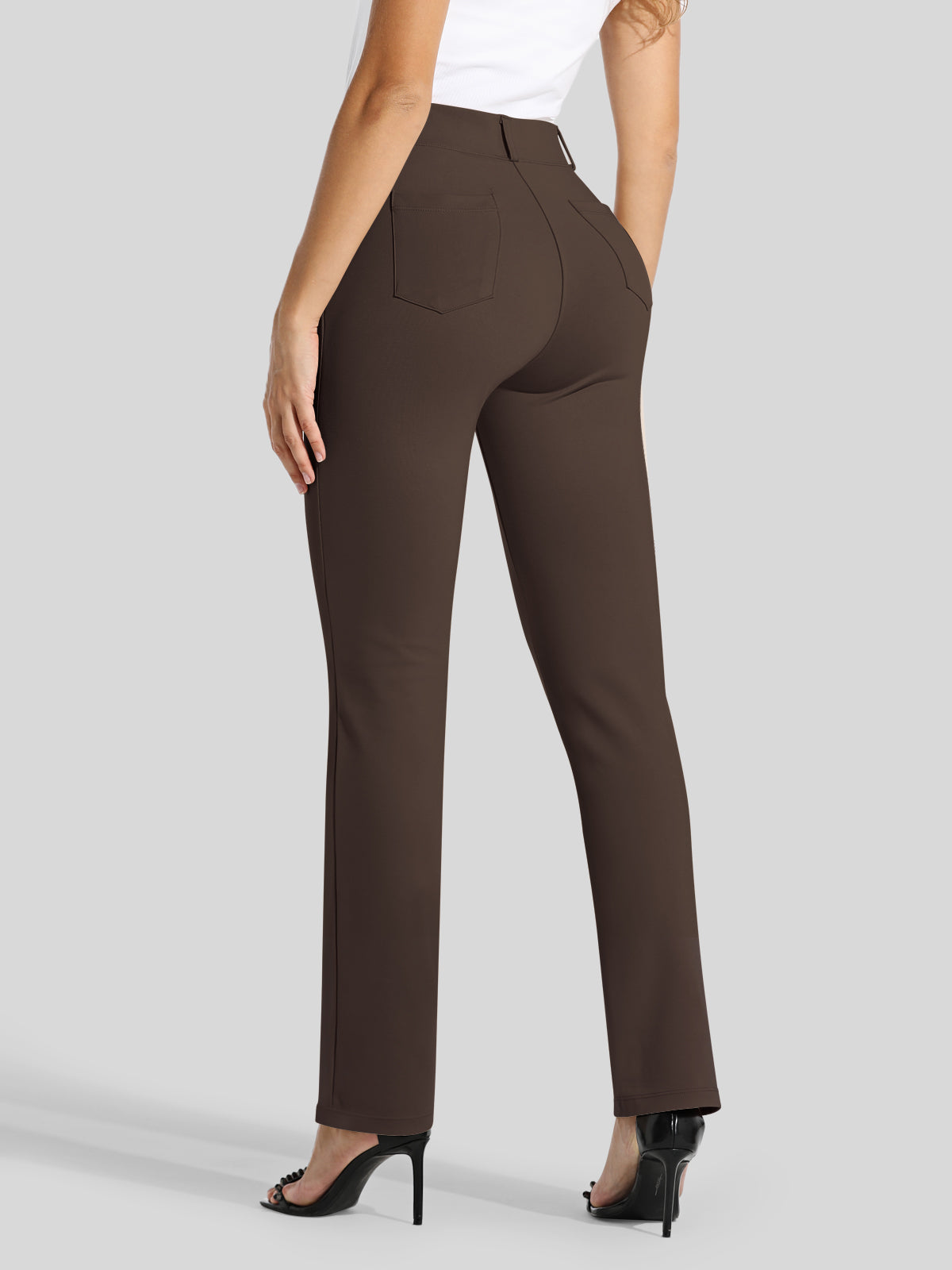 Women's Dress Yoga Pants Straight Leg 29 Inch