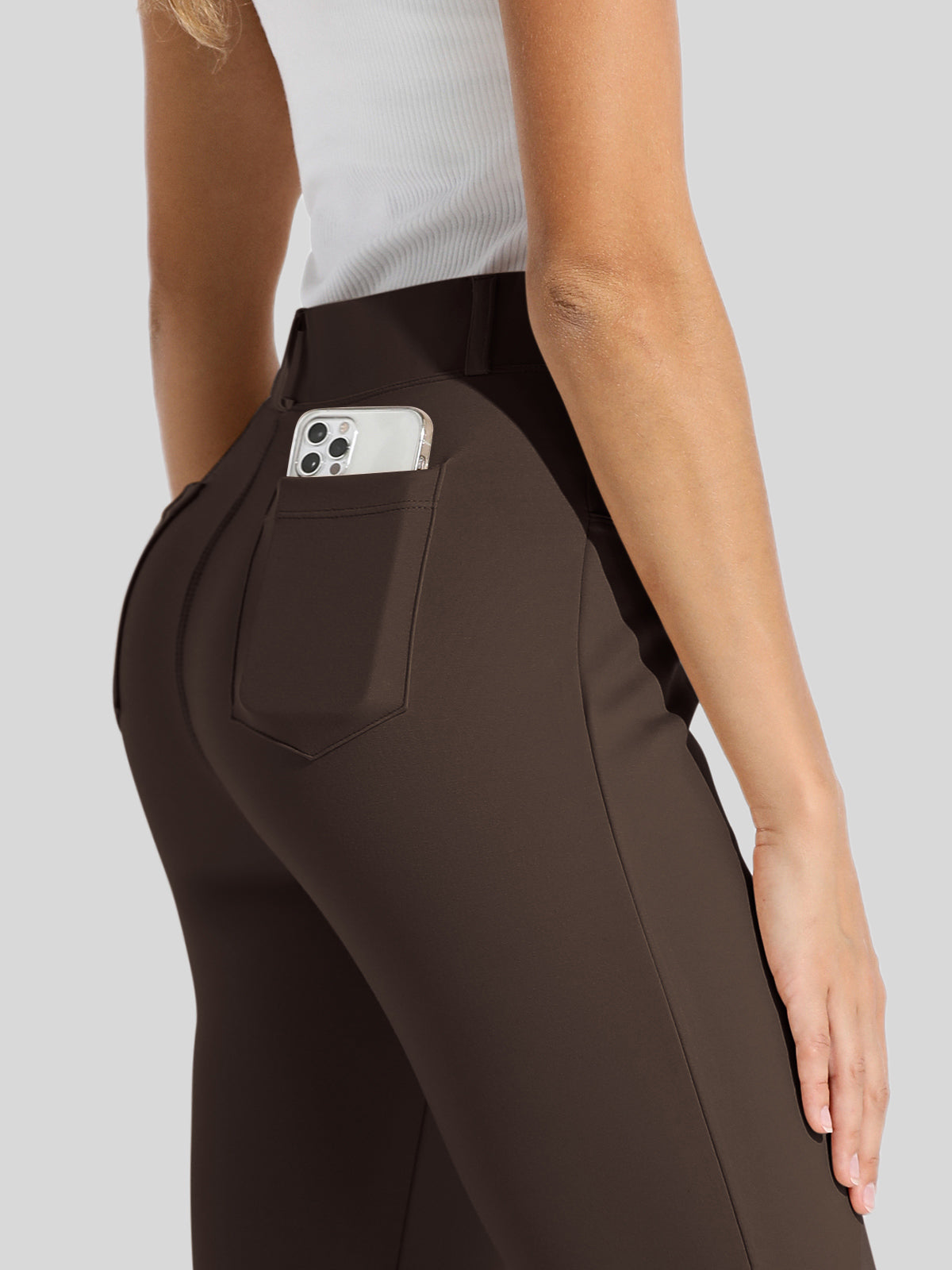 Women's Dress Yoga Pants Straight Leg 29 Inch