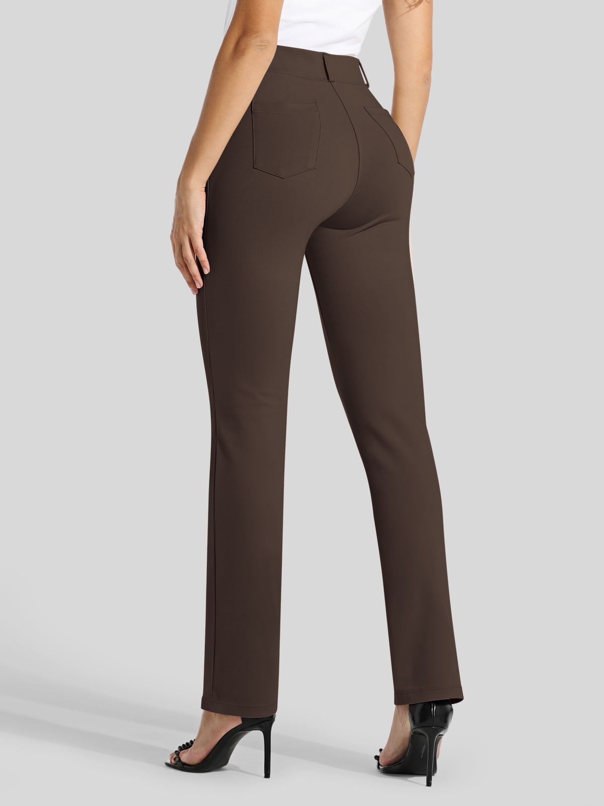Women's Dress Yoga Pants Straight Leg 29 Inch