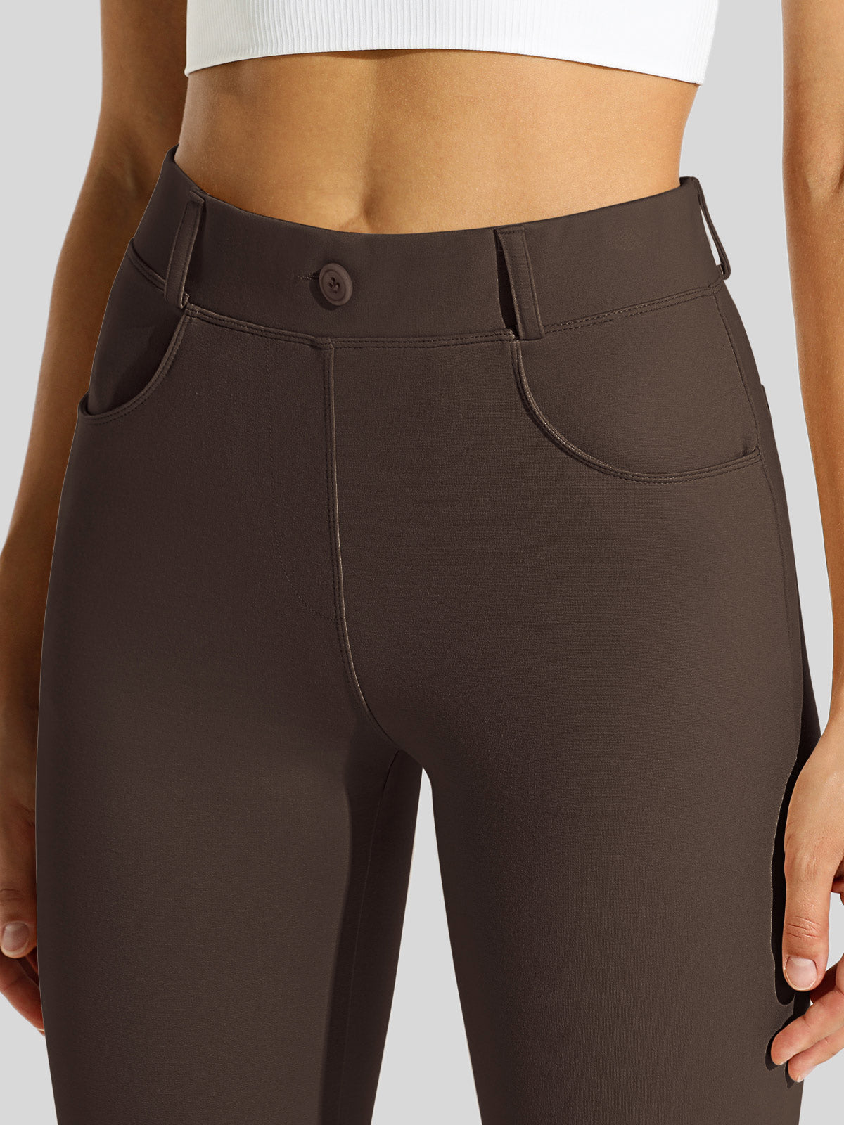 Women's Dress Yoga Pants Straight Leg 29 Inch