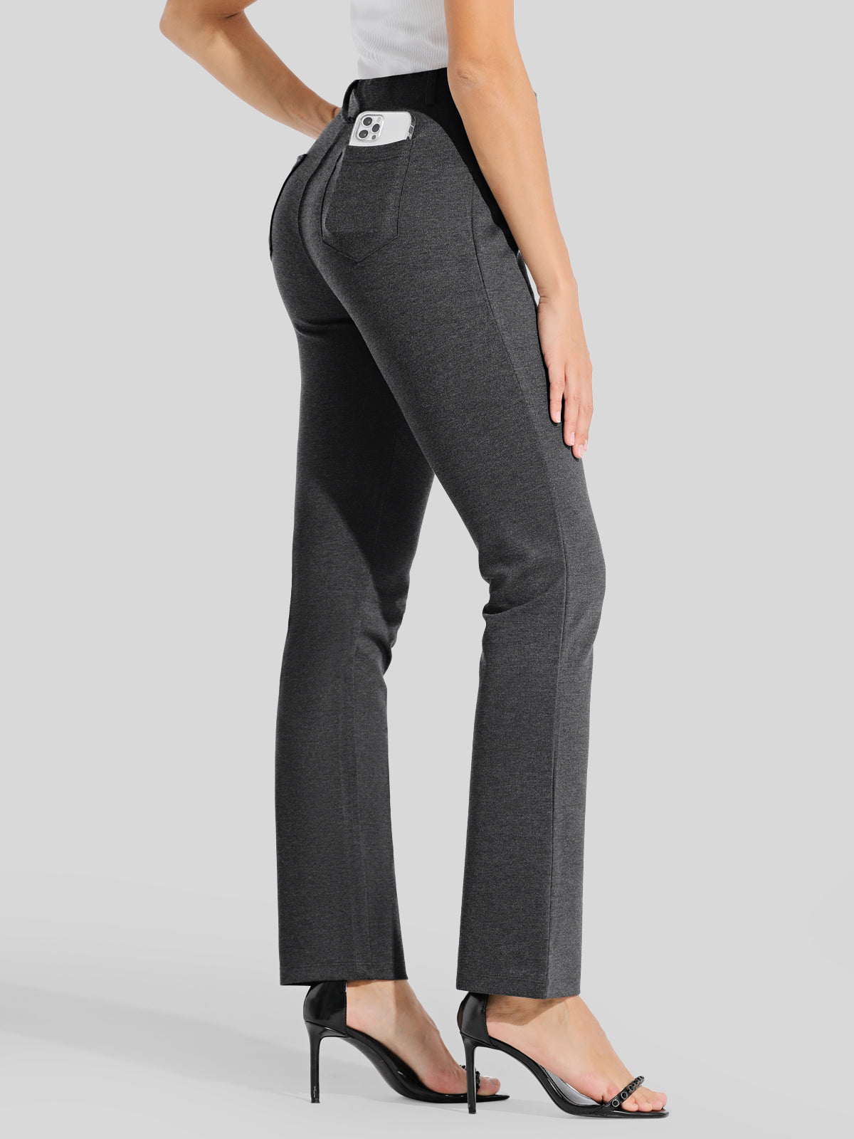 Women's Dress Yoga Pants Straight Leg 33 Inch