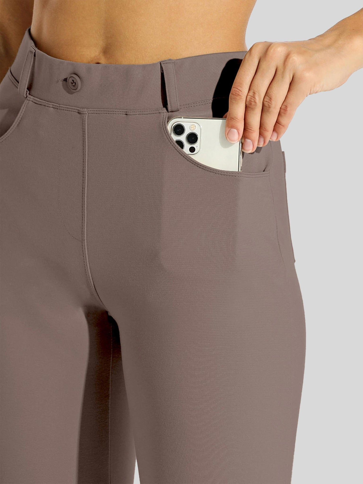 Women's Dress Yoga Pants Straight Leg 29 Inch