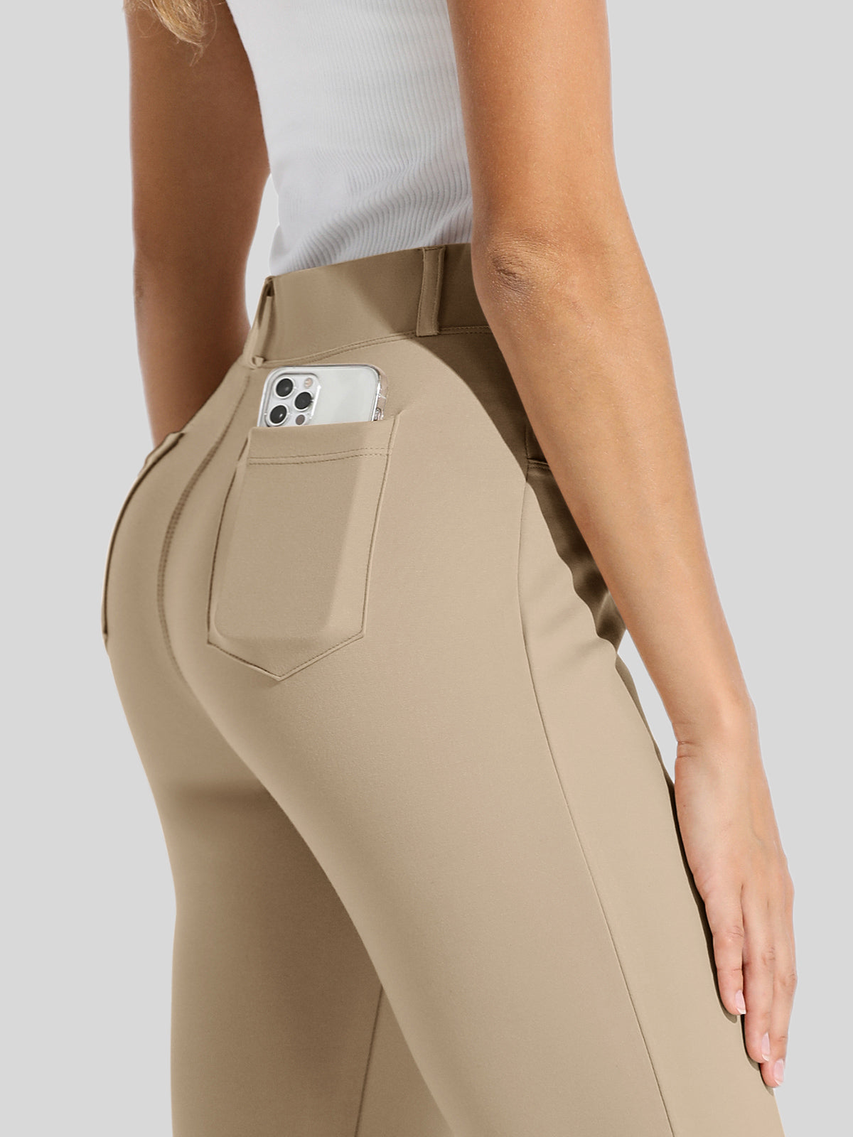 Women's Dress Yoga Pants Straight Leg 29 Inch
