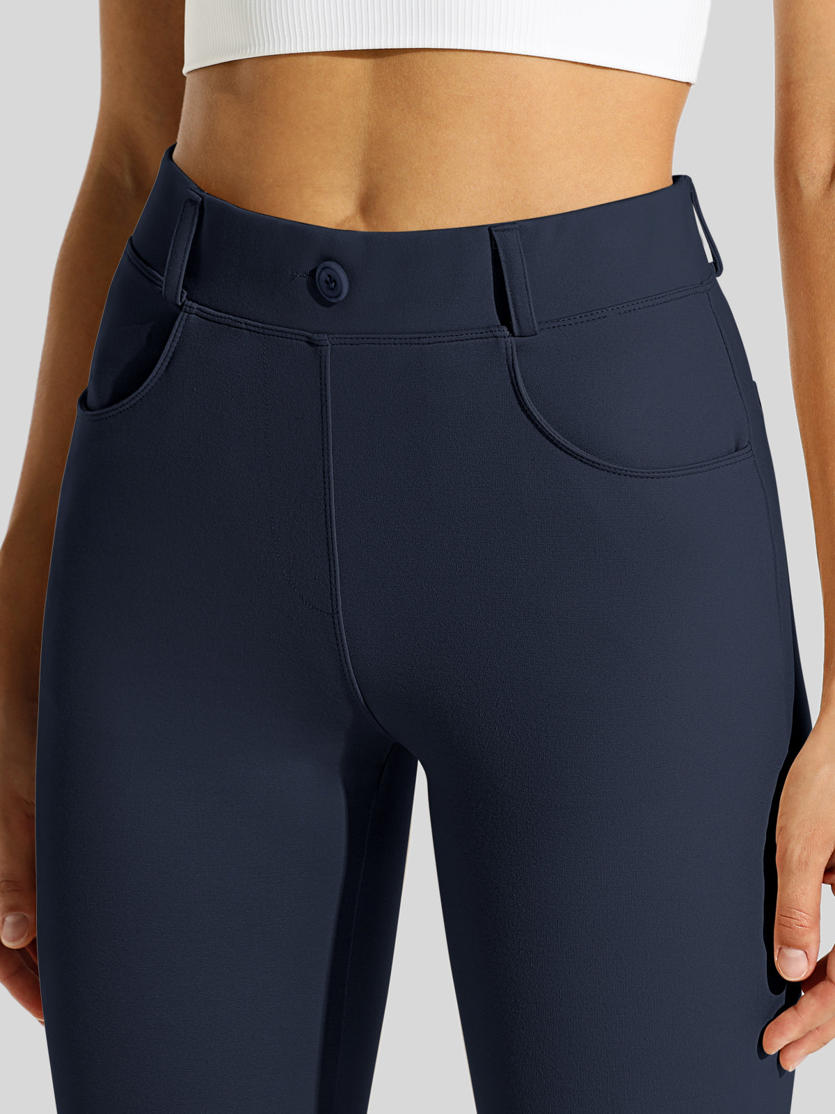 Women's Dress Yoga Pants Straight Leg 31 Inch