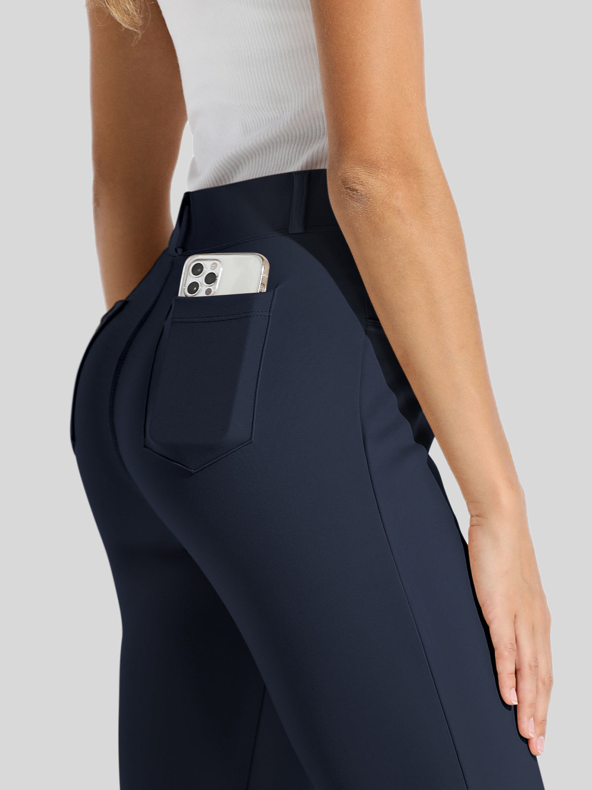 Women's Dress Yoga Pants Straight Leg 29 Inch