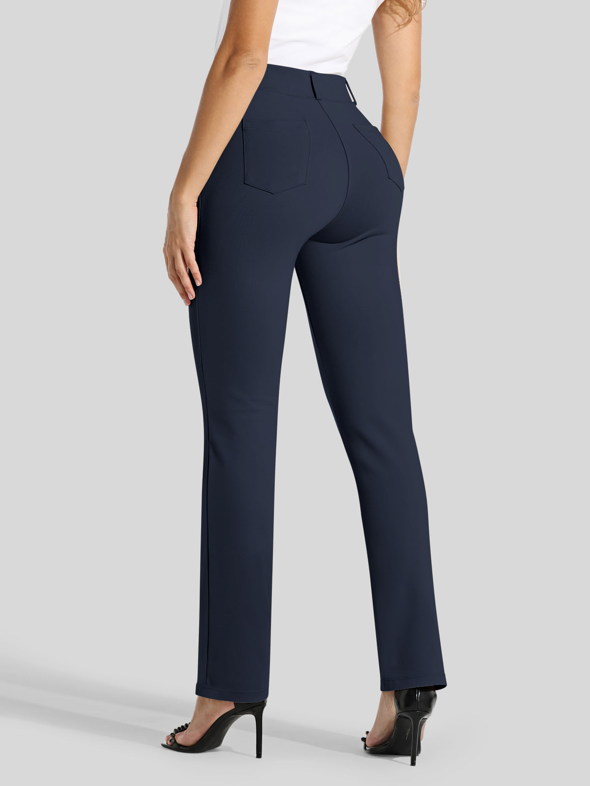 Women's Dress Yoga Pants Straight Leg 29 Inch