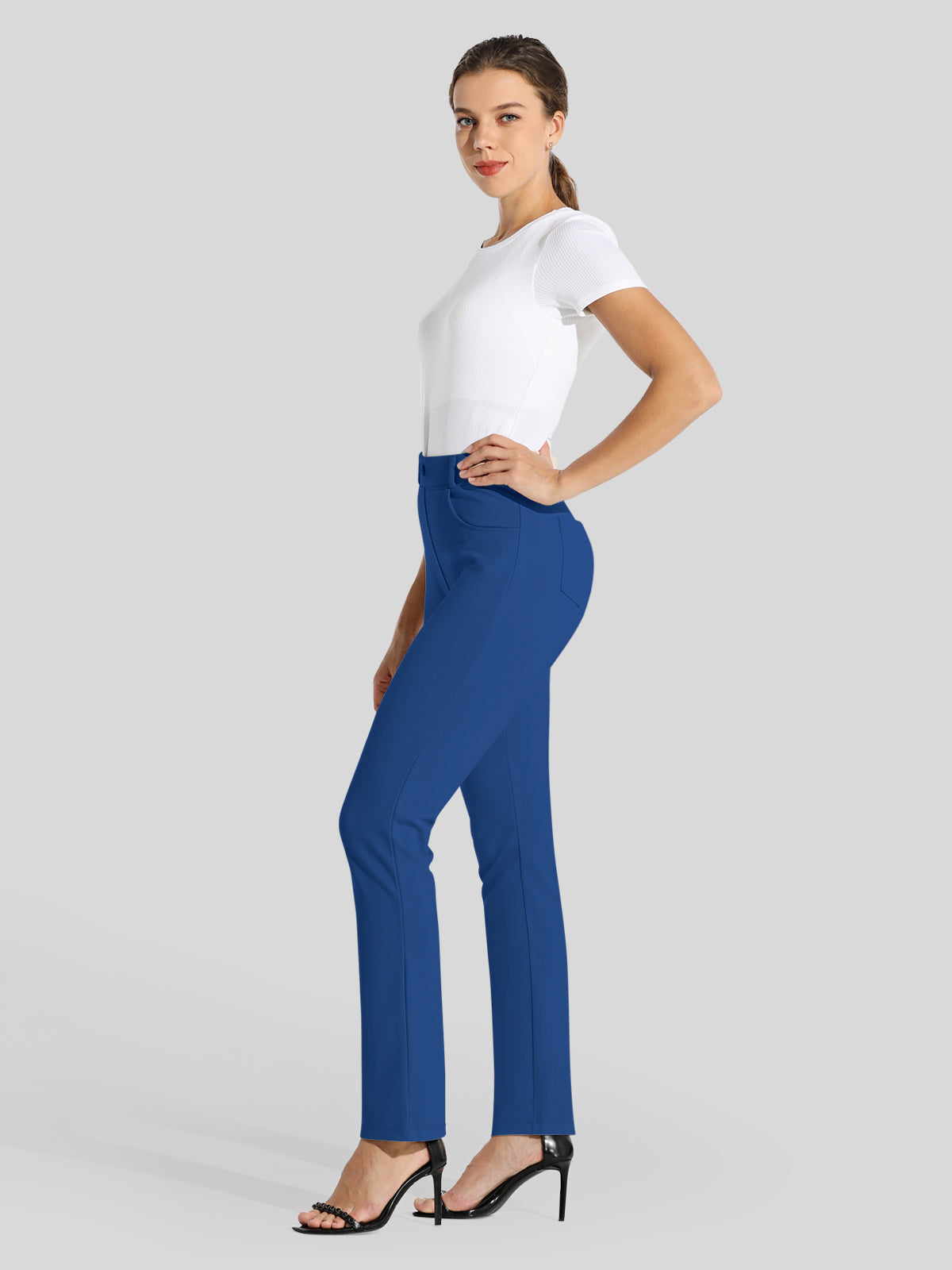 Women's Dress Yoga Pants Straight Leg 29 Inch