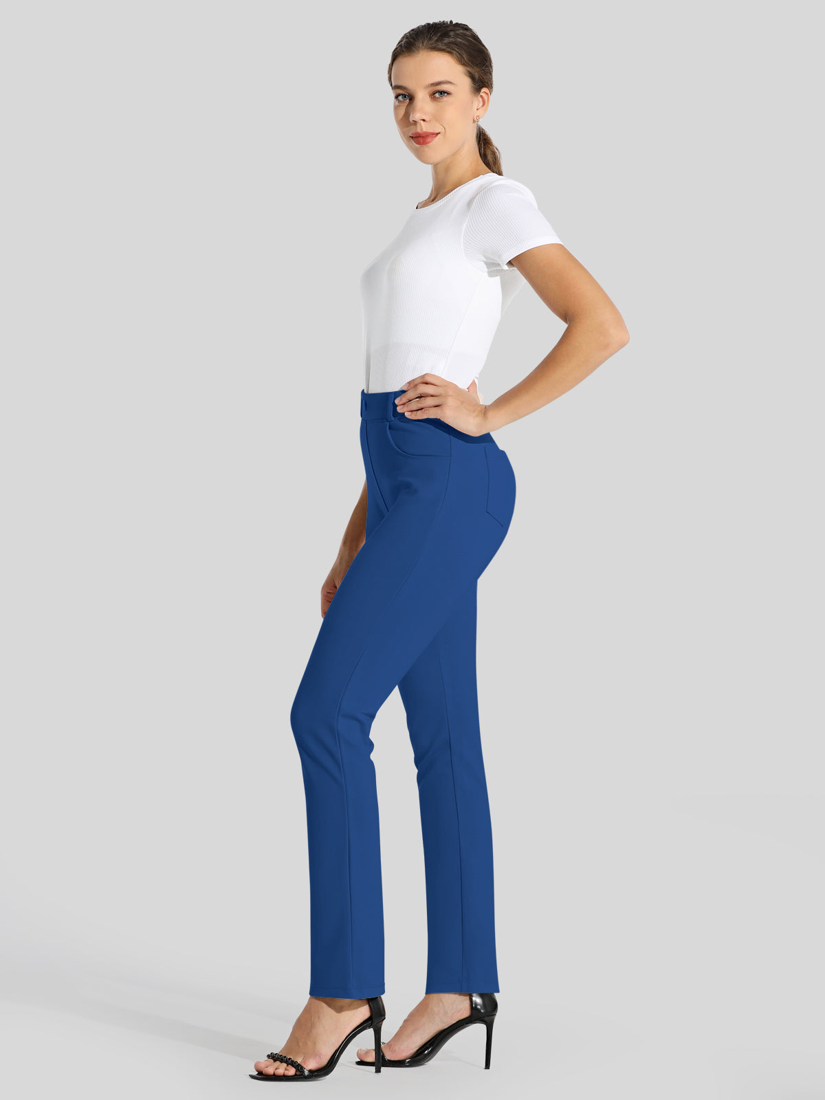 Women's Dress Yoga Pants Straight Leg 29 Inch
