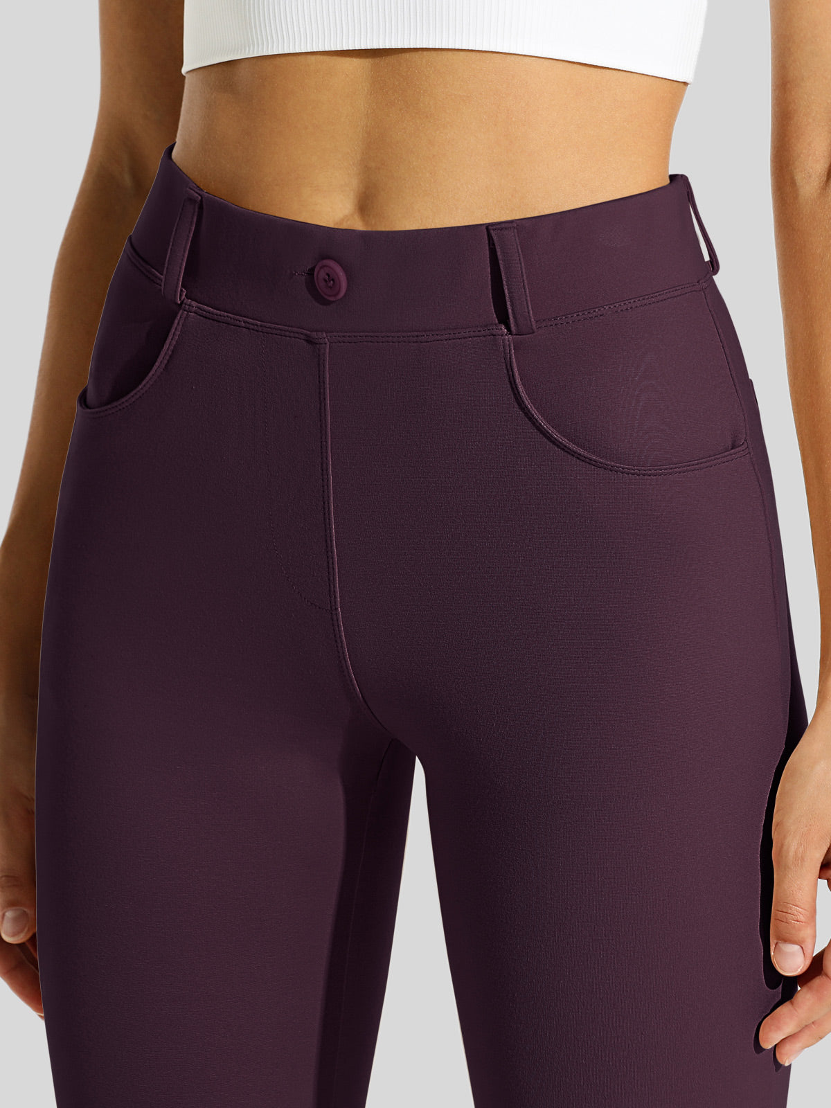 Women's Dress Yoga Pants Straight Leg 29 Inch