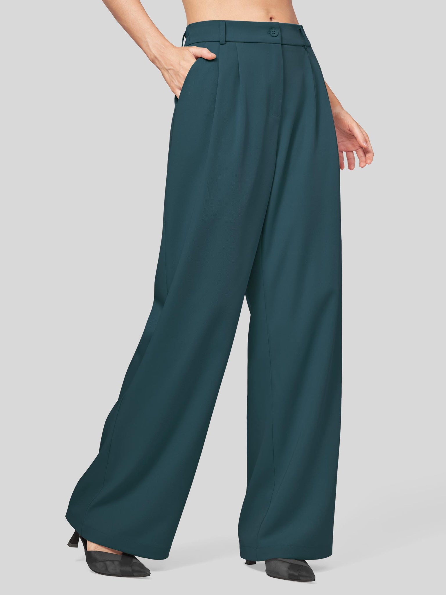 Women's Easy Wide-Leg Trouser 30 Inch