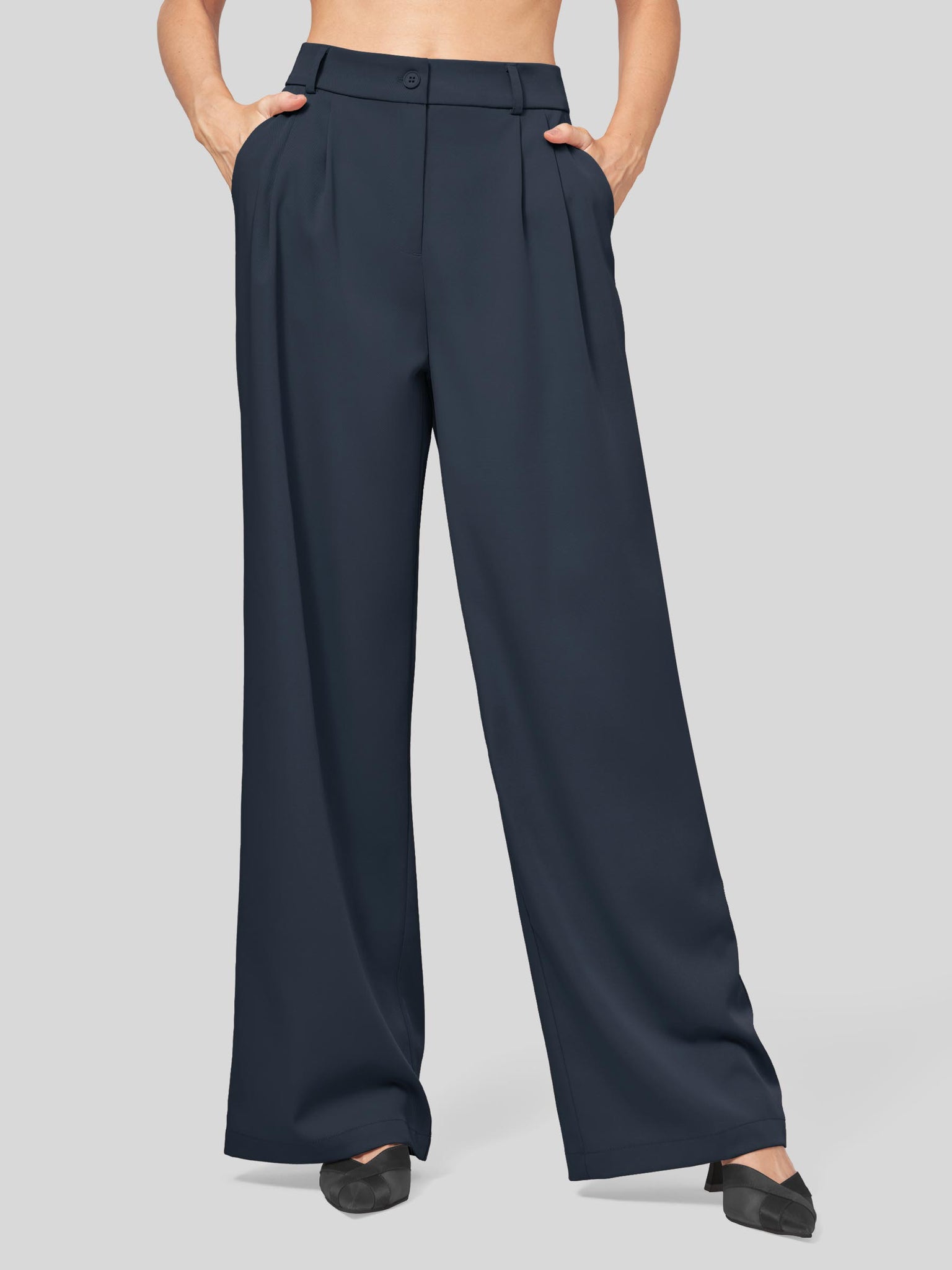 Women's Easy Wide-Leg Trouser 30 Inch