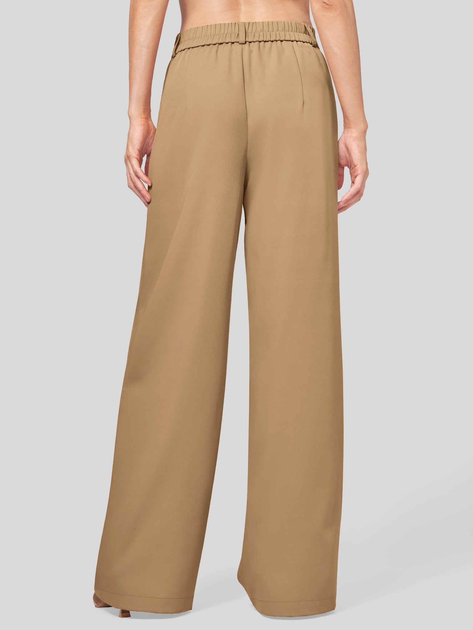 Women's Easy Wide-Leg Work Pants 28 Inch