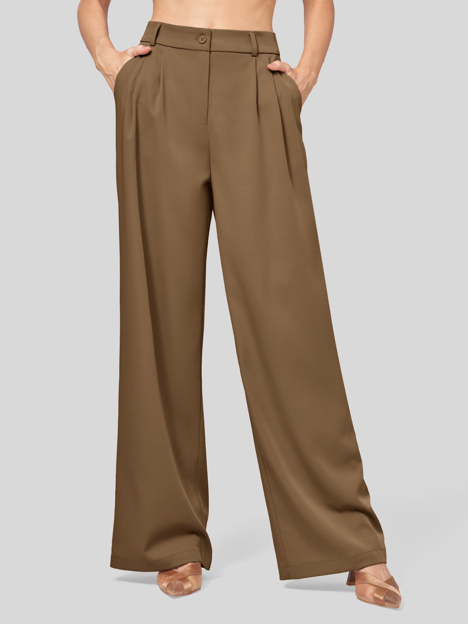 Women's Easy Wide-Leg Work Pants 28 Inch