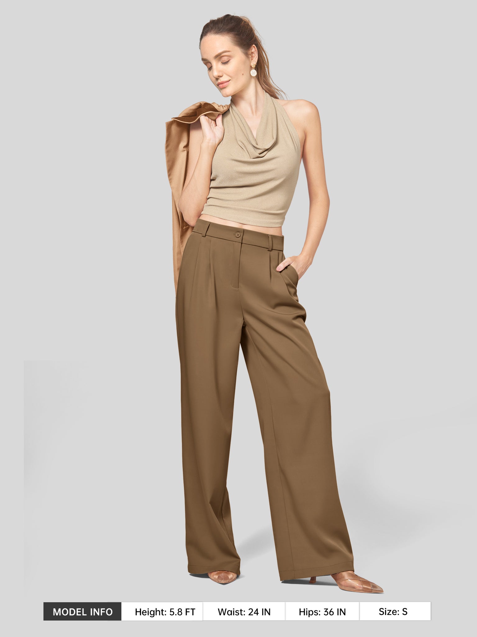 Women's Easy Wide-Leg Trouser 30 Inch