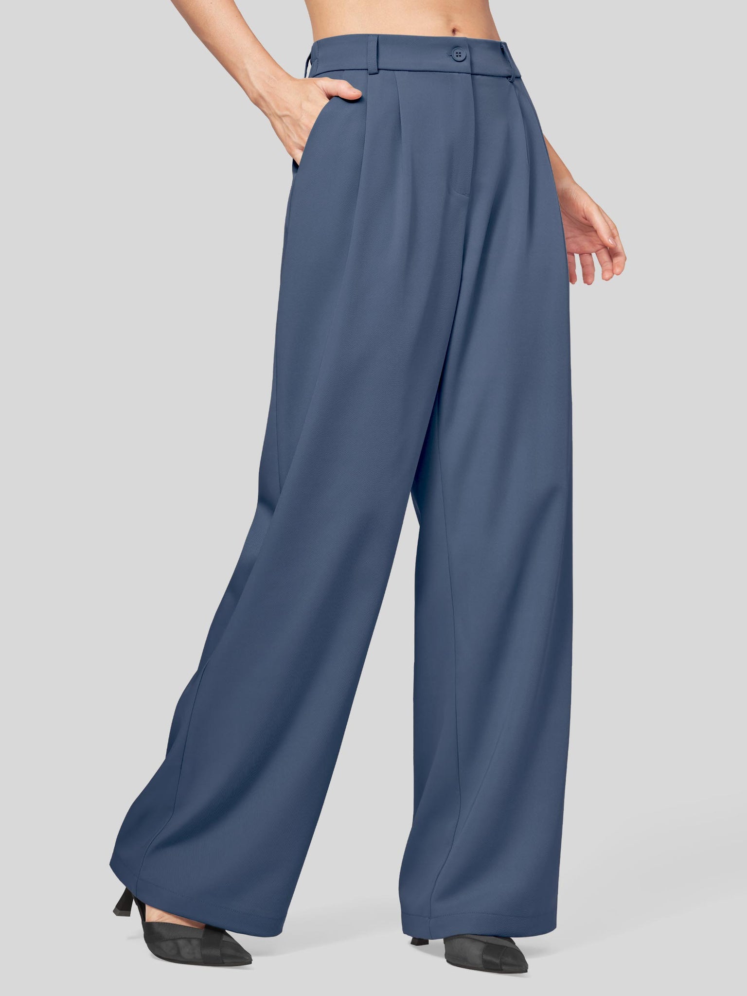 Women's Easy Wide-Leg Work Trouser 32 Inch