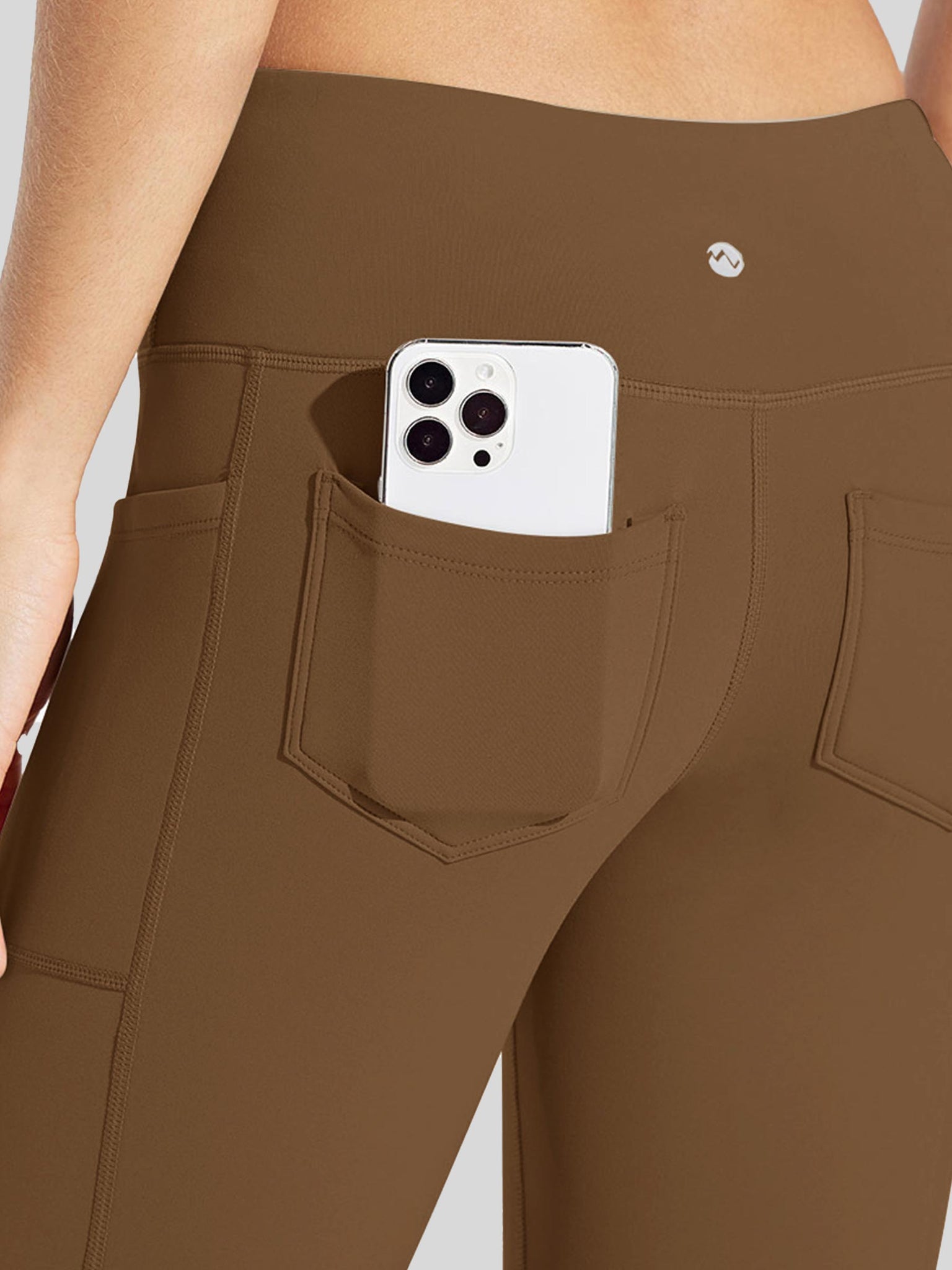 Women's Fleece Lined Crossover Flared Leggings