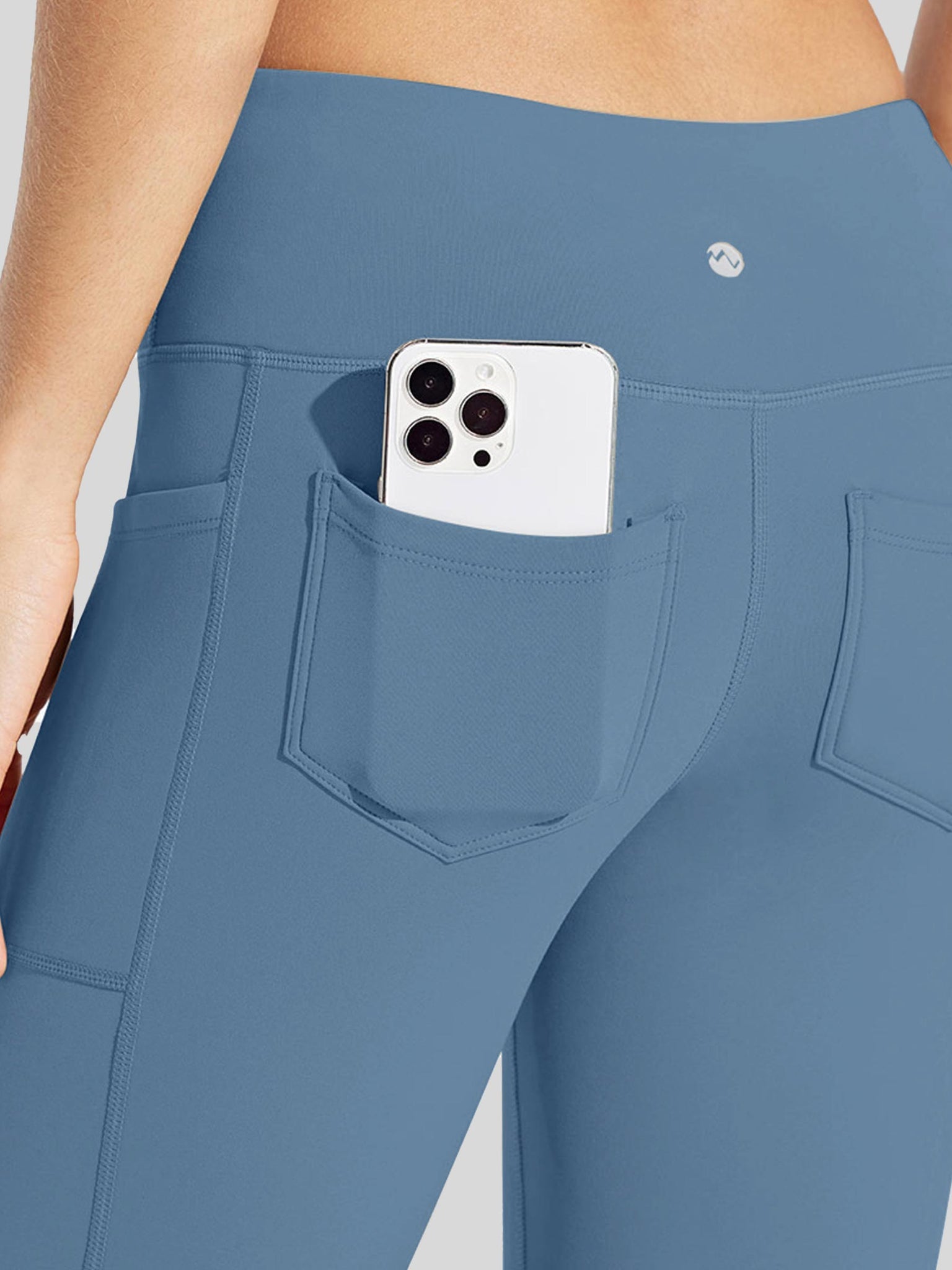 Women's Fleece Lined Crossover Flared Leggings