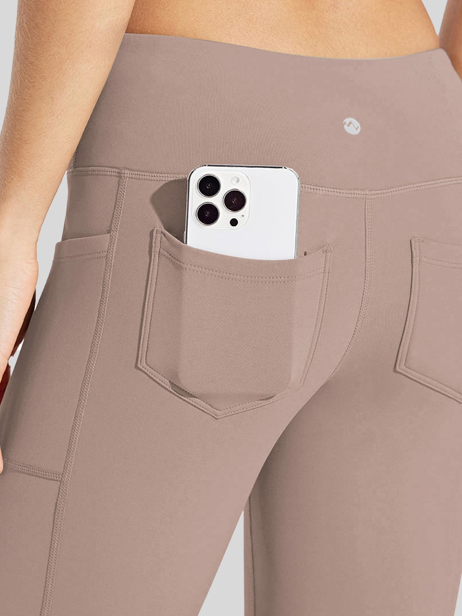 Women's Fleece Lined Crossover Flared Leggings