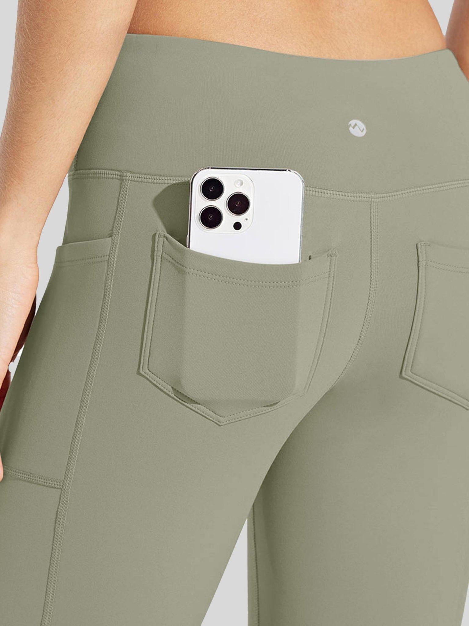 Women's Fleece Lined Crossover Flared Leggings