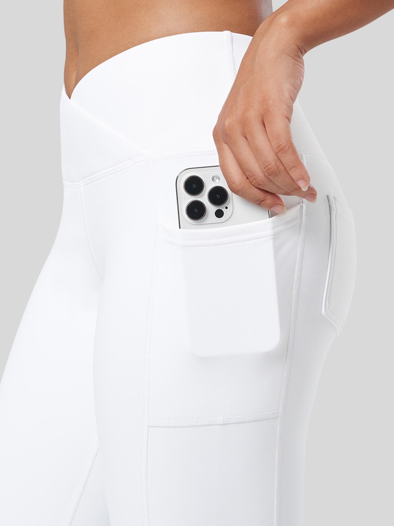 Women's Fleece Lined Crossover Flared Leggings